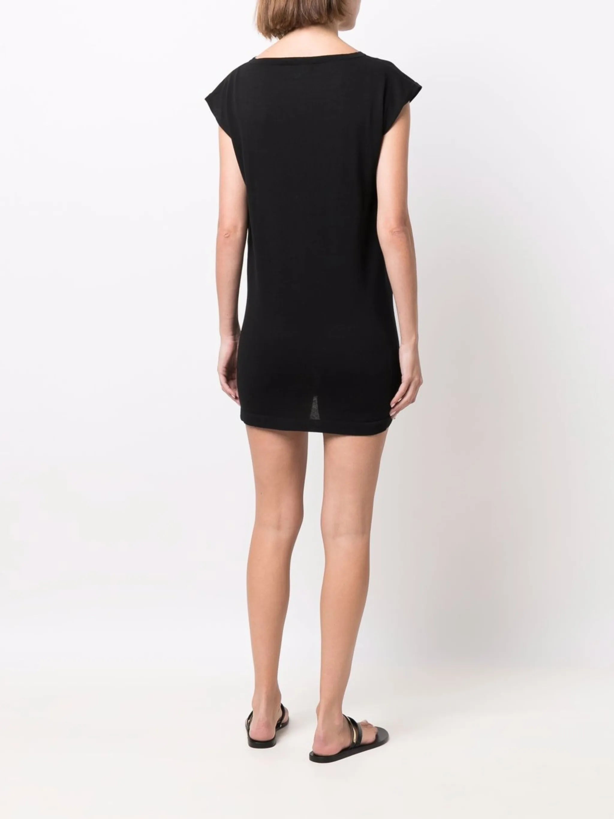 logo-print mini T-shirt dress