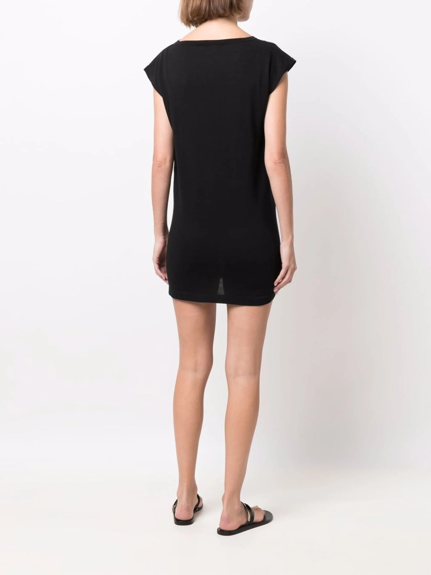 logo-print mini T-shirt dress