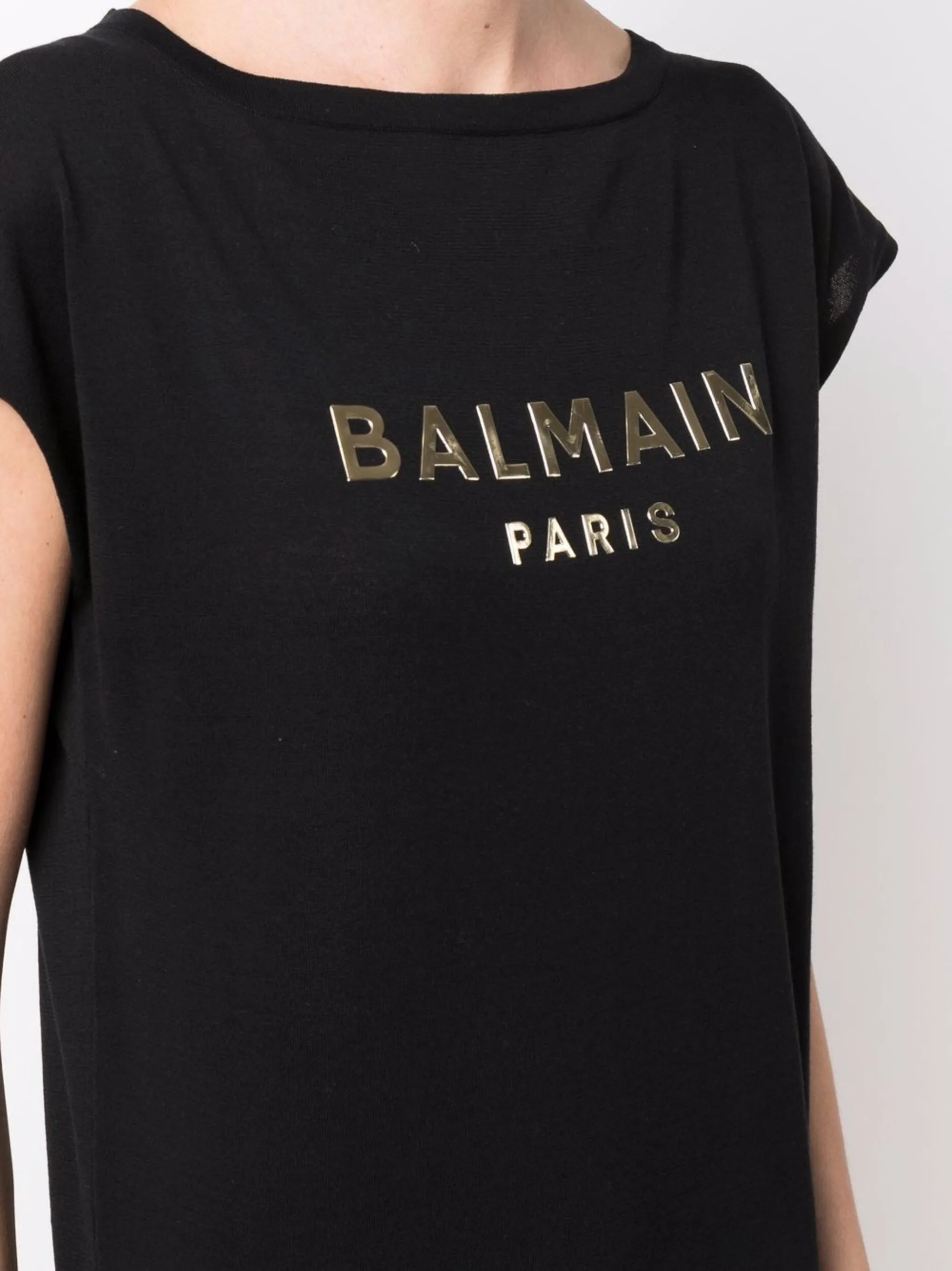 logo-print mini T-shirt dress