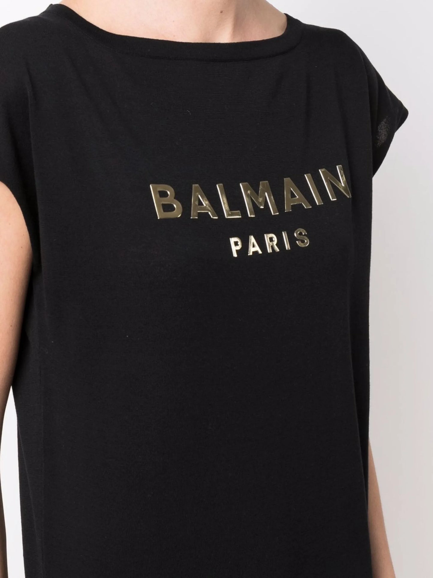 logo-print mini T-shirt dress