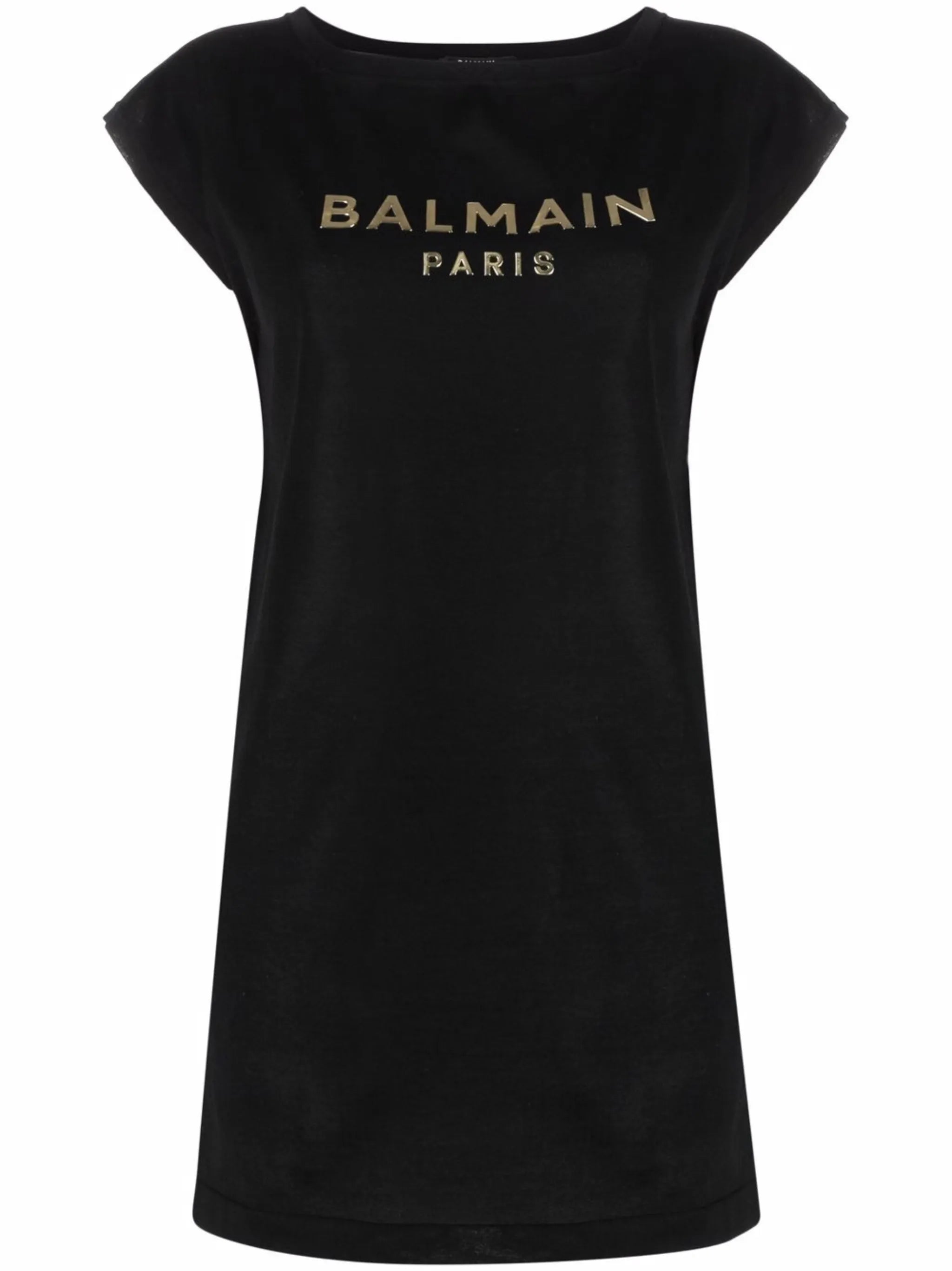 logo-print mini T-shirt dress