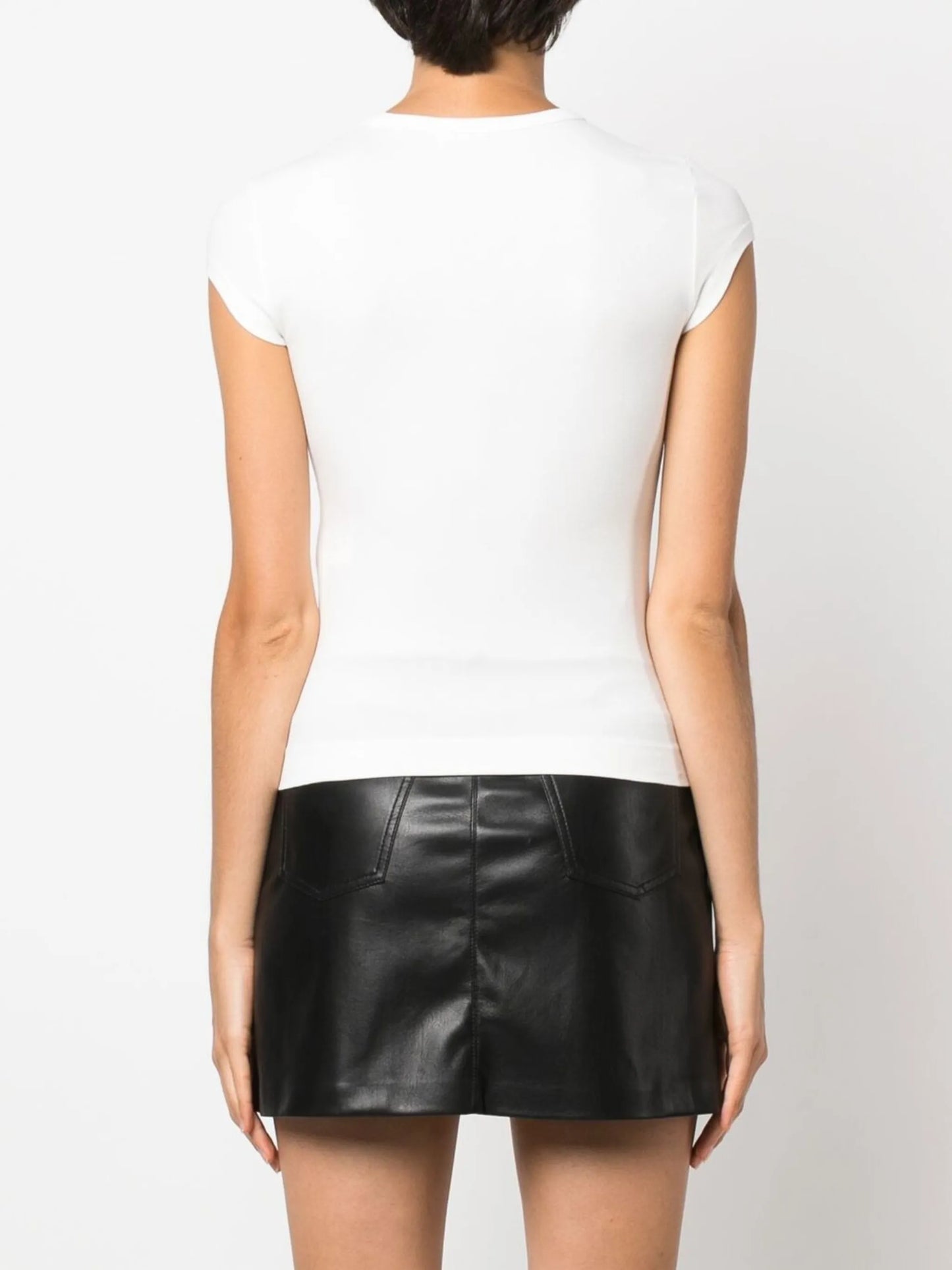 T-Angie cut-out logo T-shirt
