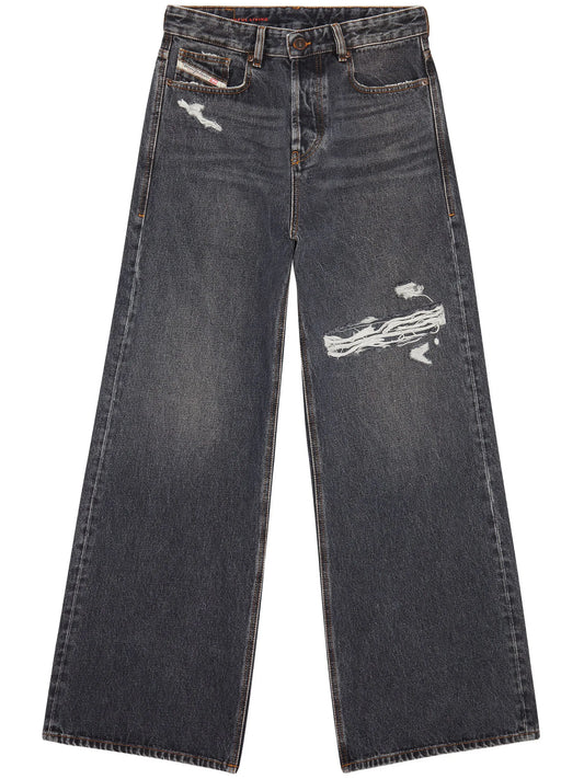 1996 D-Sire 007F6 straight-leg jeans