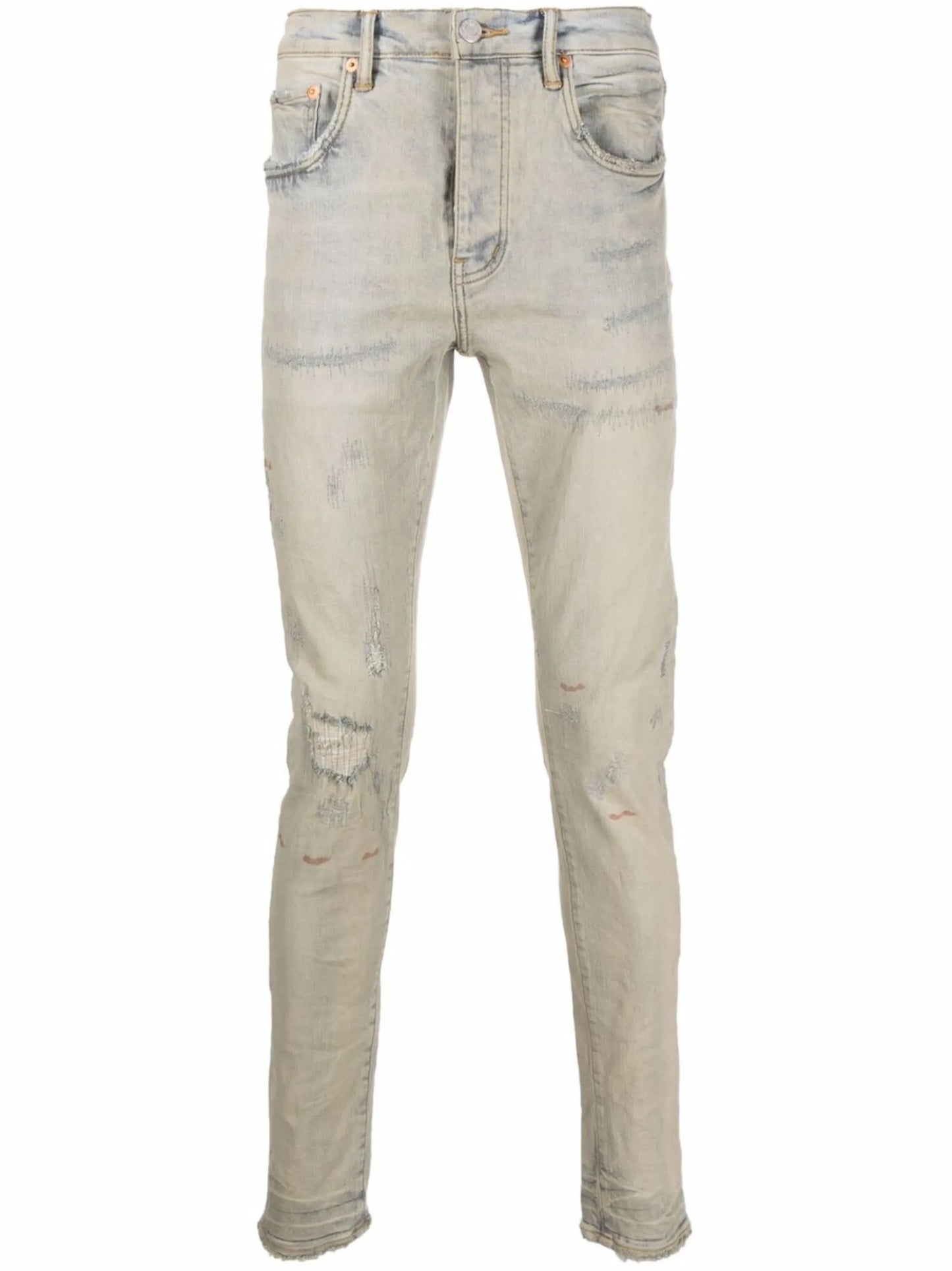 distressed skinny jeans