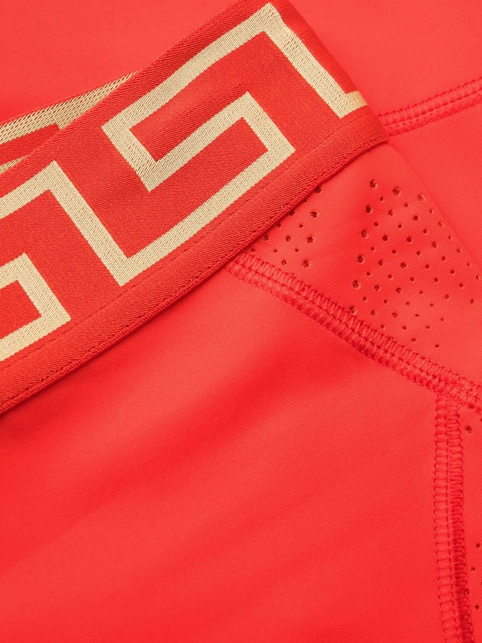 Greca waistband performance leggings