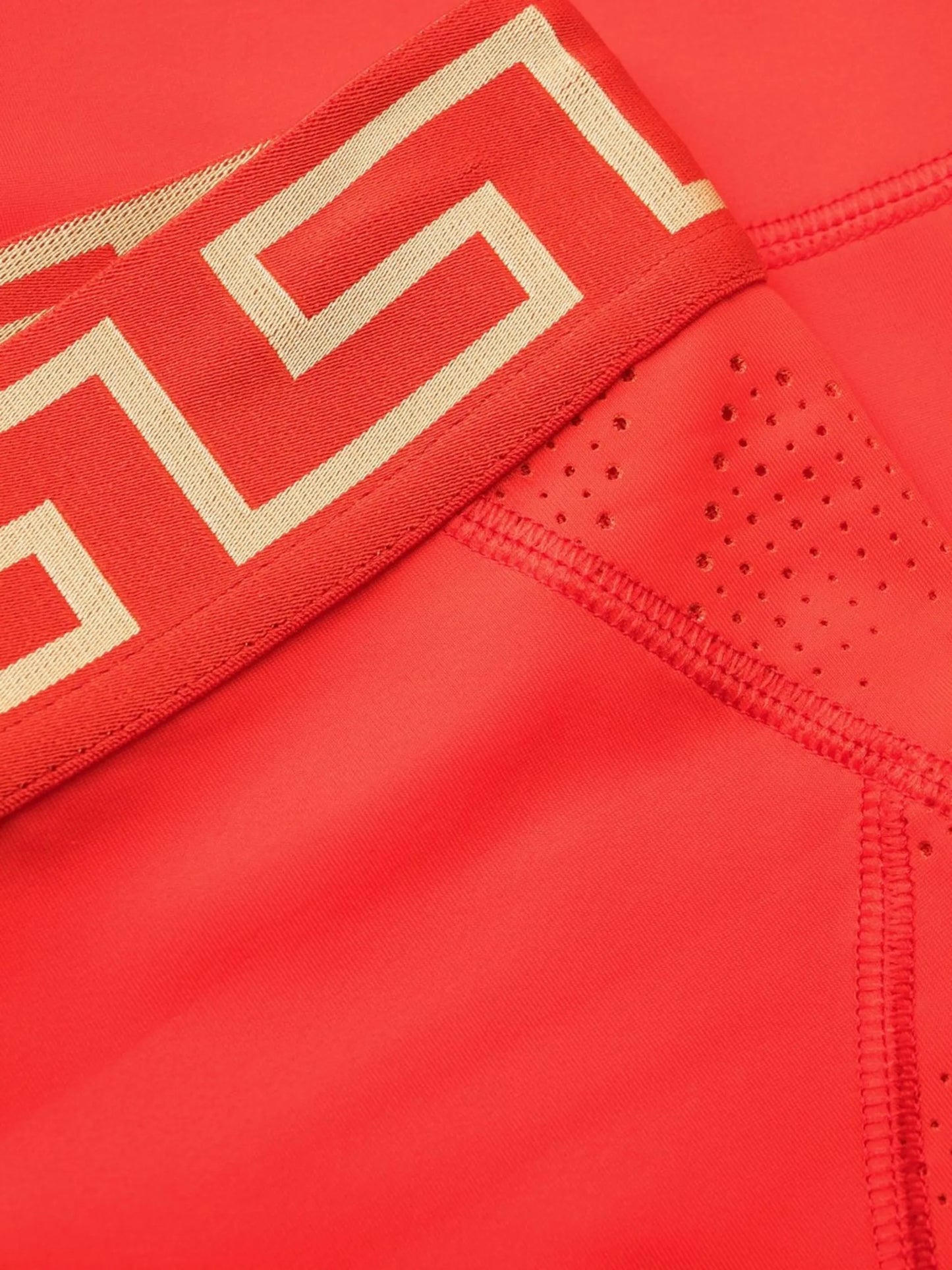 Greca waistband performance leggings