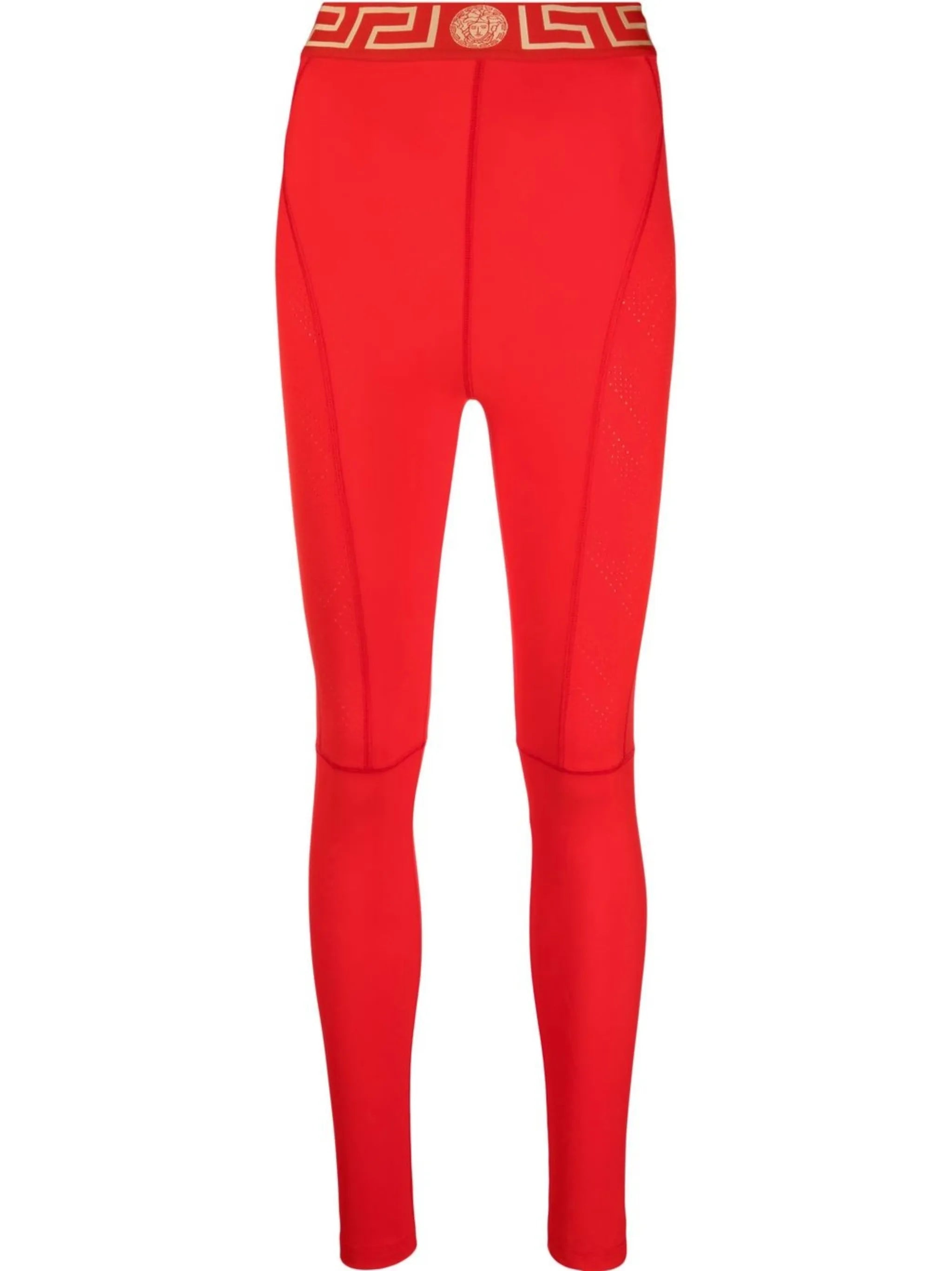 Greca waistband performance leggings