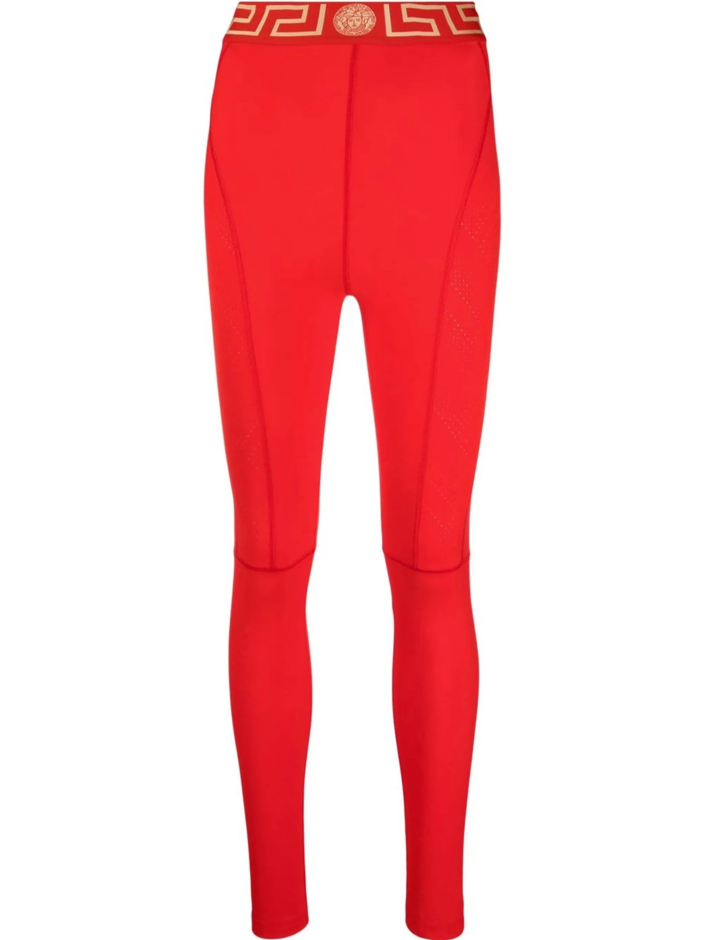 Greca waistband performance leggings