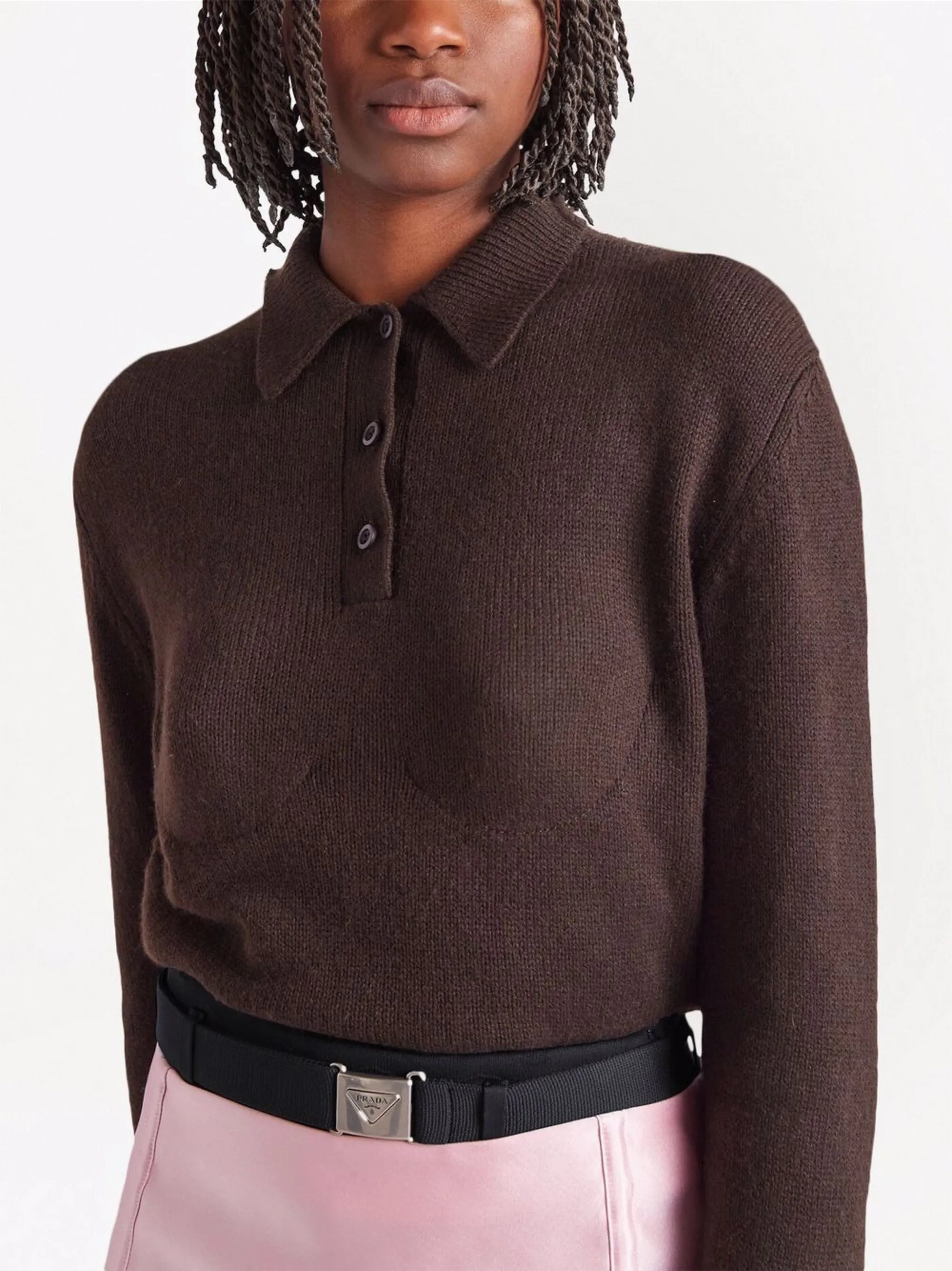 cashmere polo jumper