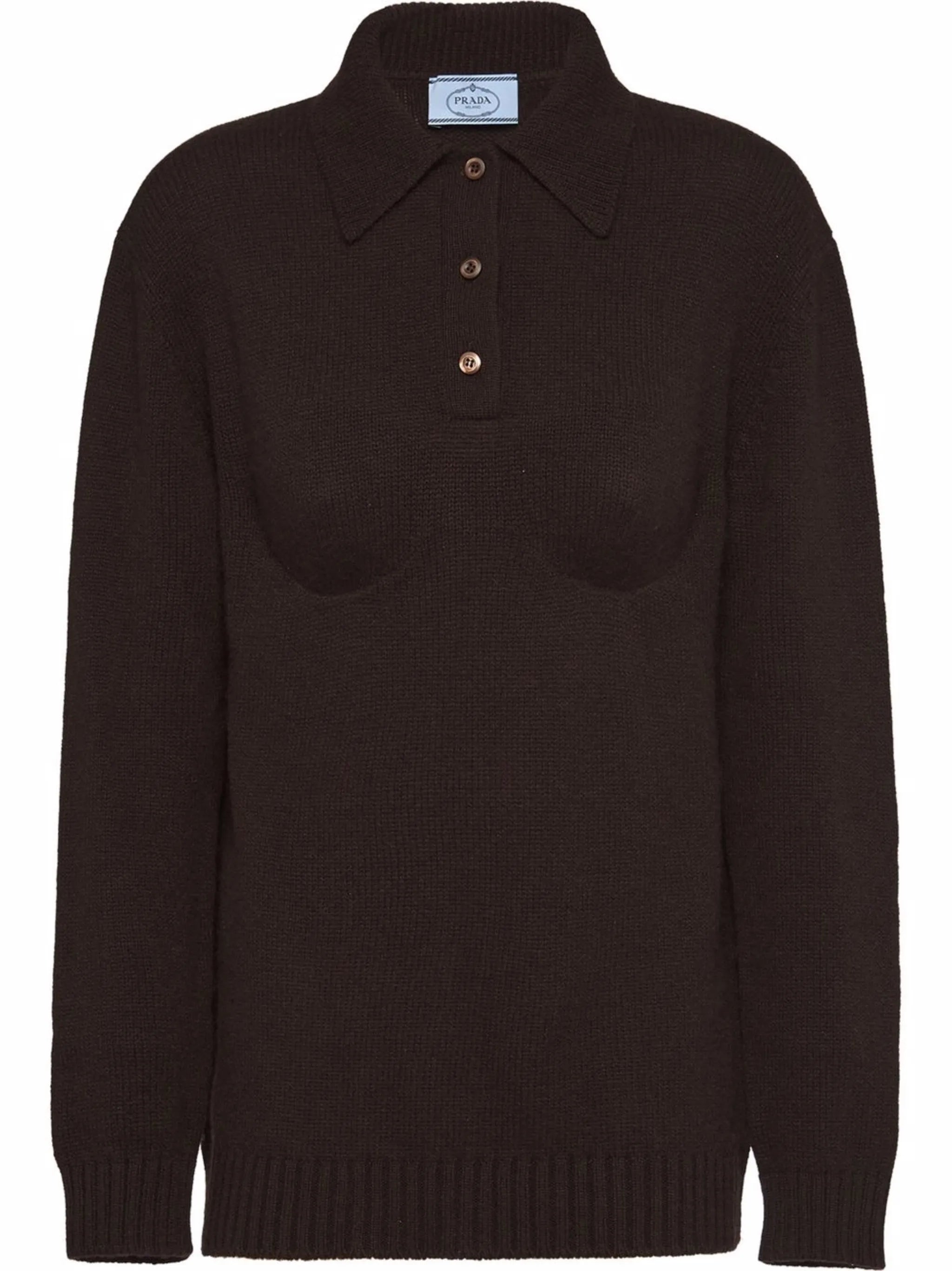cashmere polo jumper