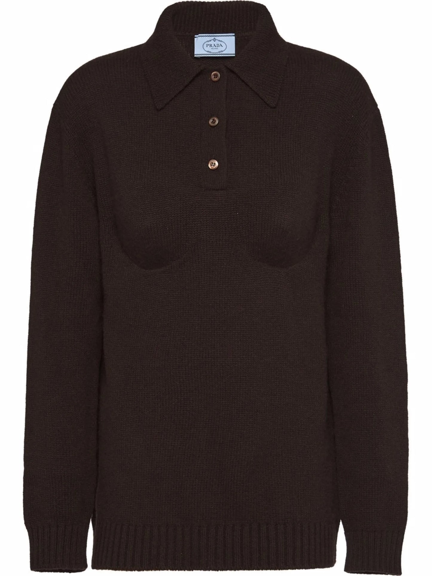 cashmere polo jumper