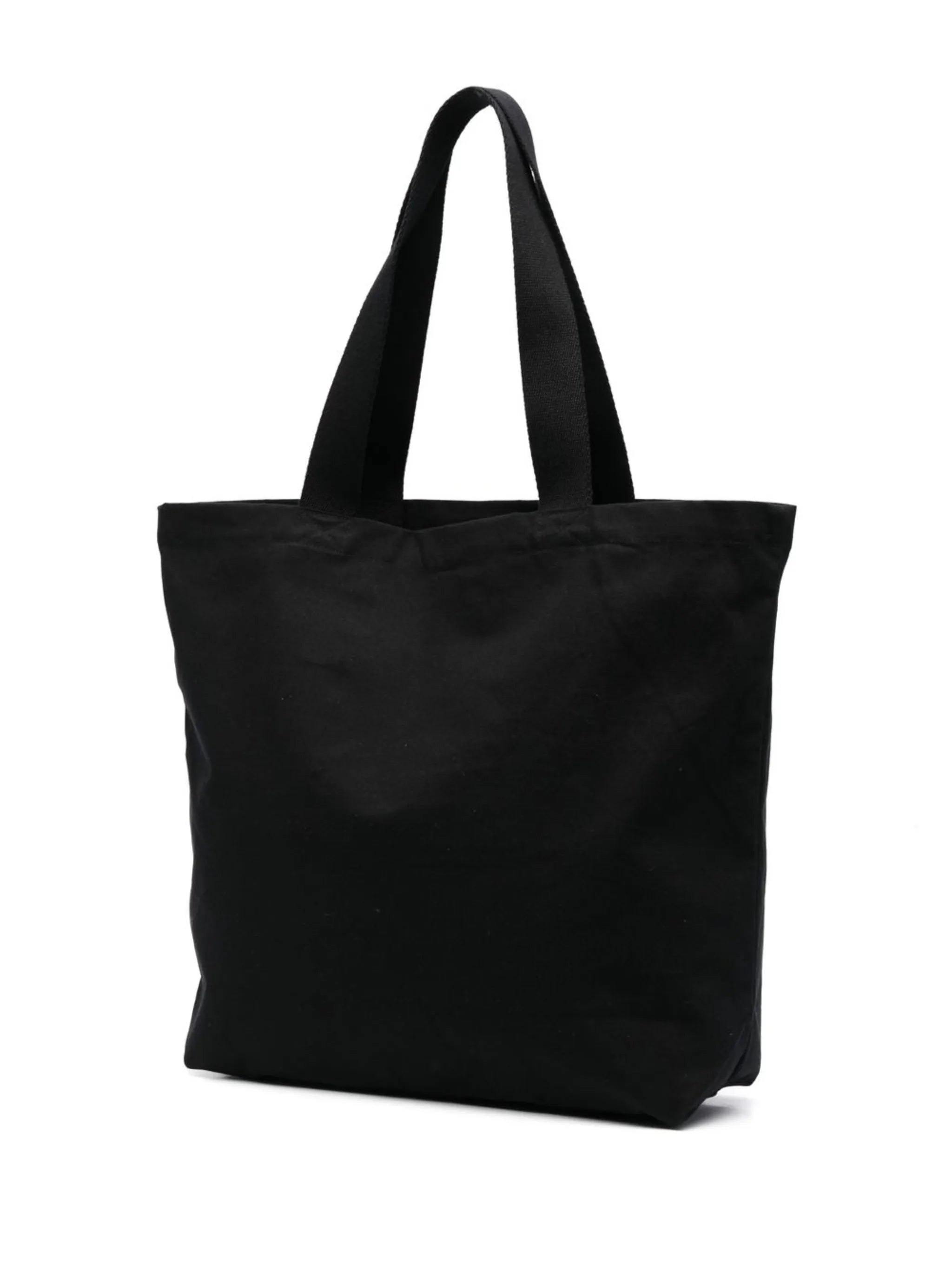 fox-print cotton canvas tote