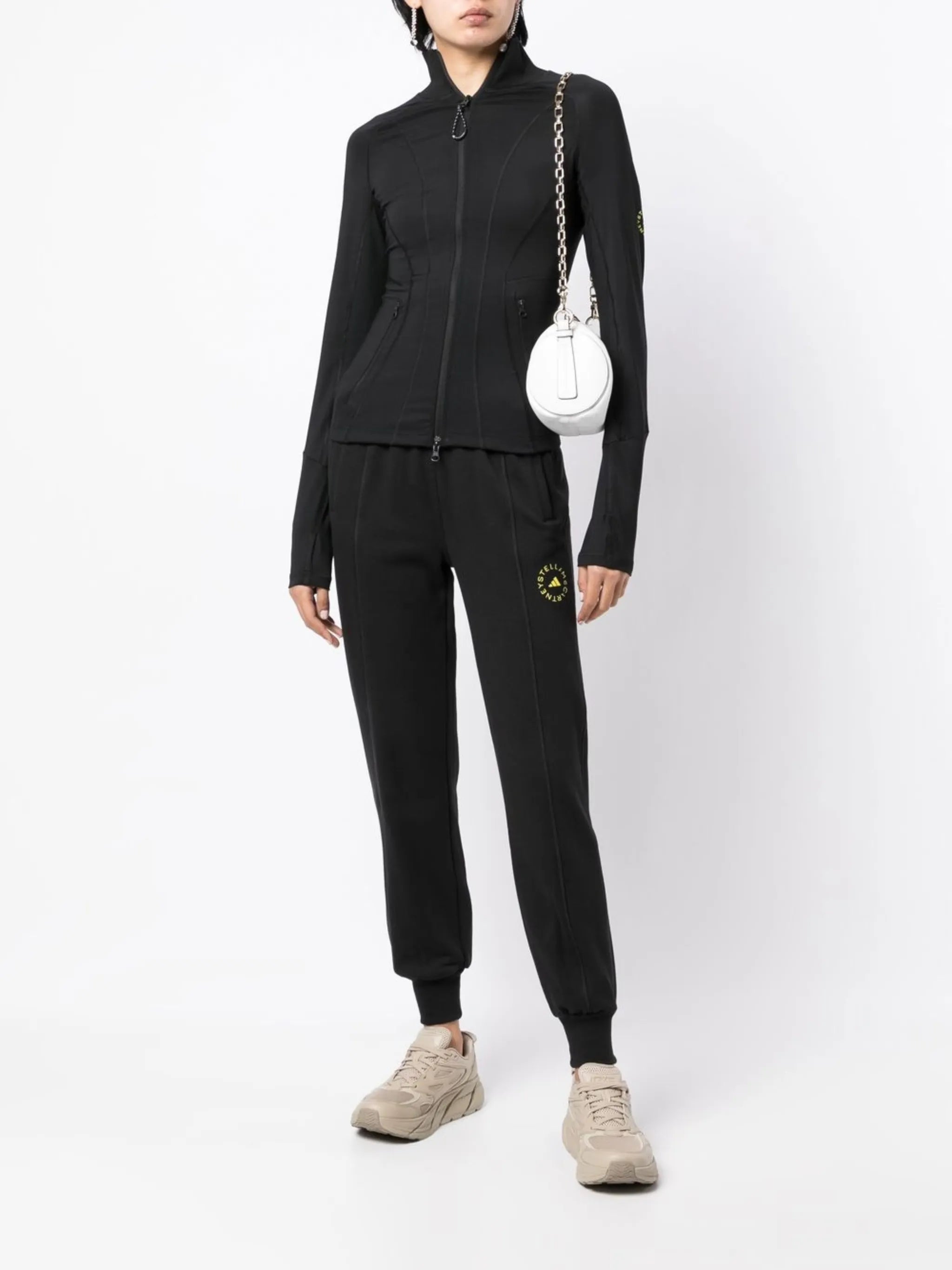 logo-waistband track pants