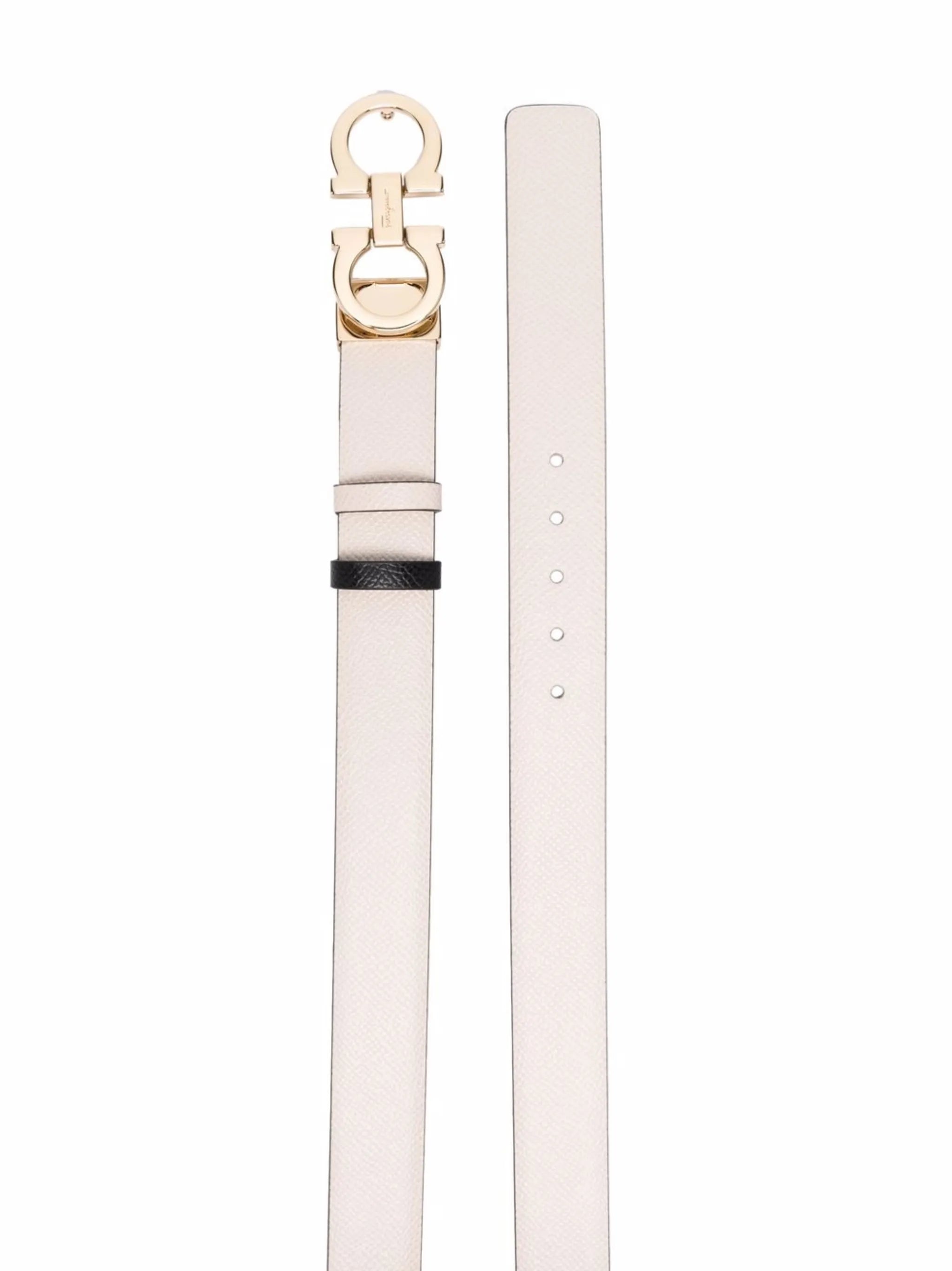 reversible and adjustable Gancini belt