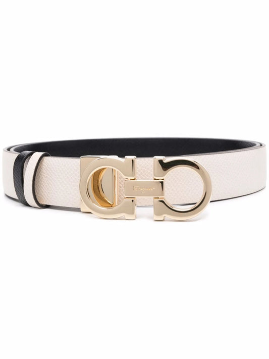 reversible and adjustable Gancini belt