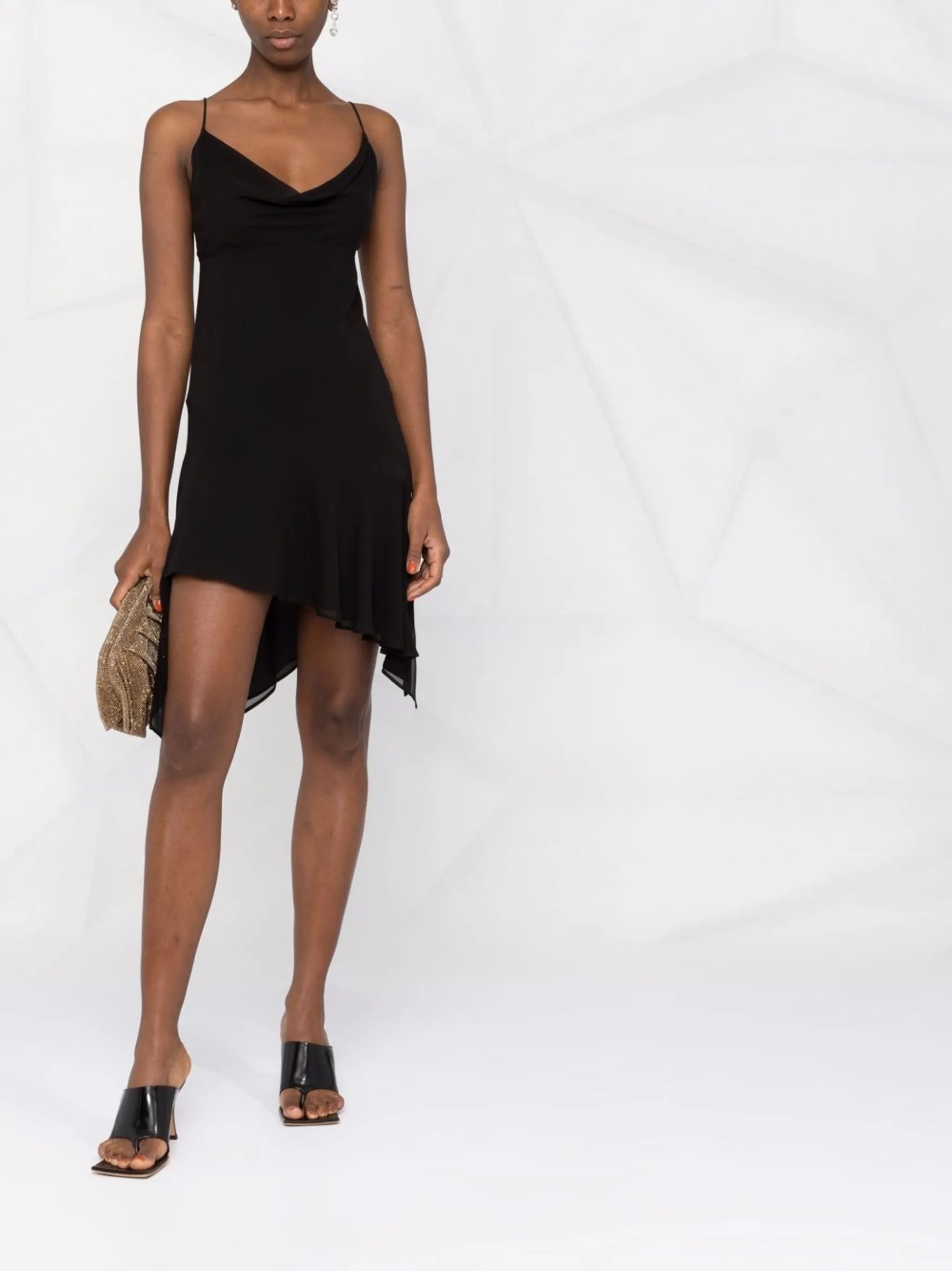 Gemma draped mini dress