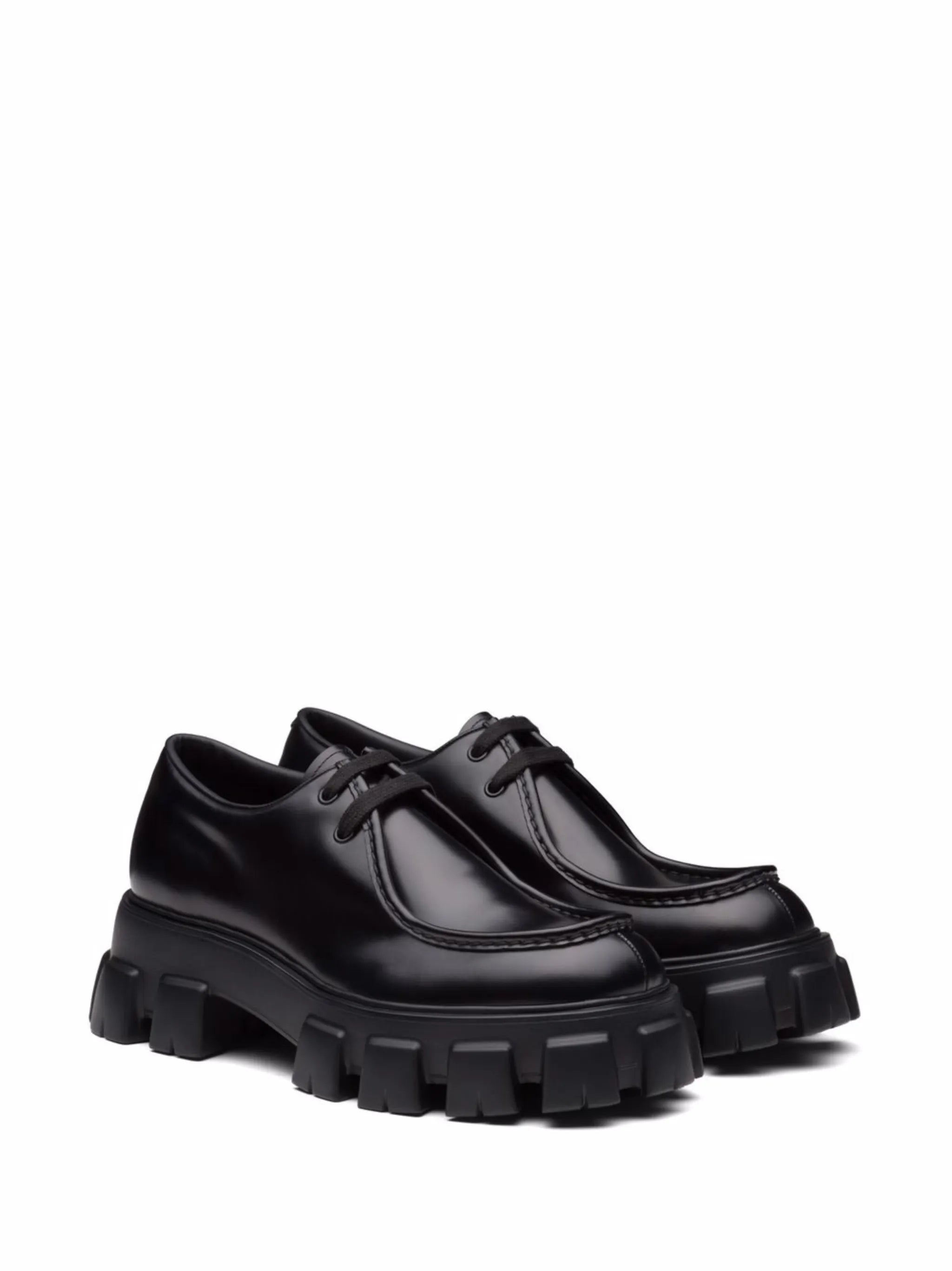 Monolith leather Derby shoes