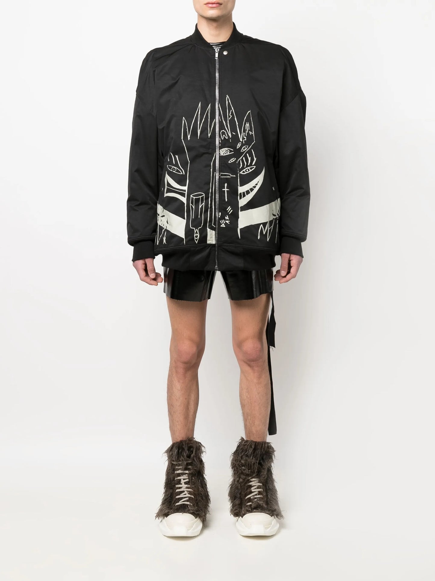 Jumbo Flight graphic-print bomber jacket
