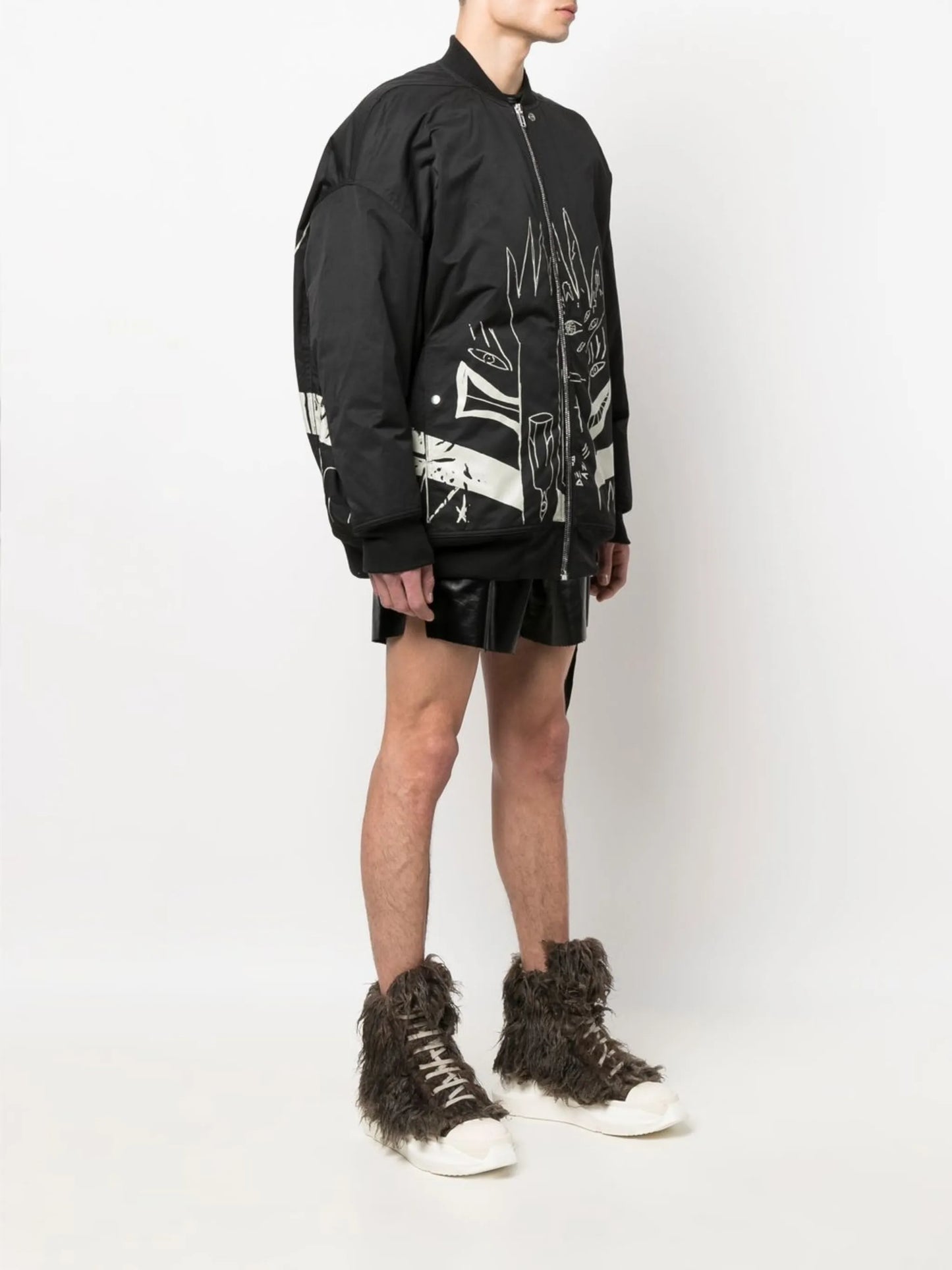 Jumbo Flight graphic-print bomber jacket