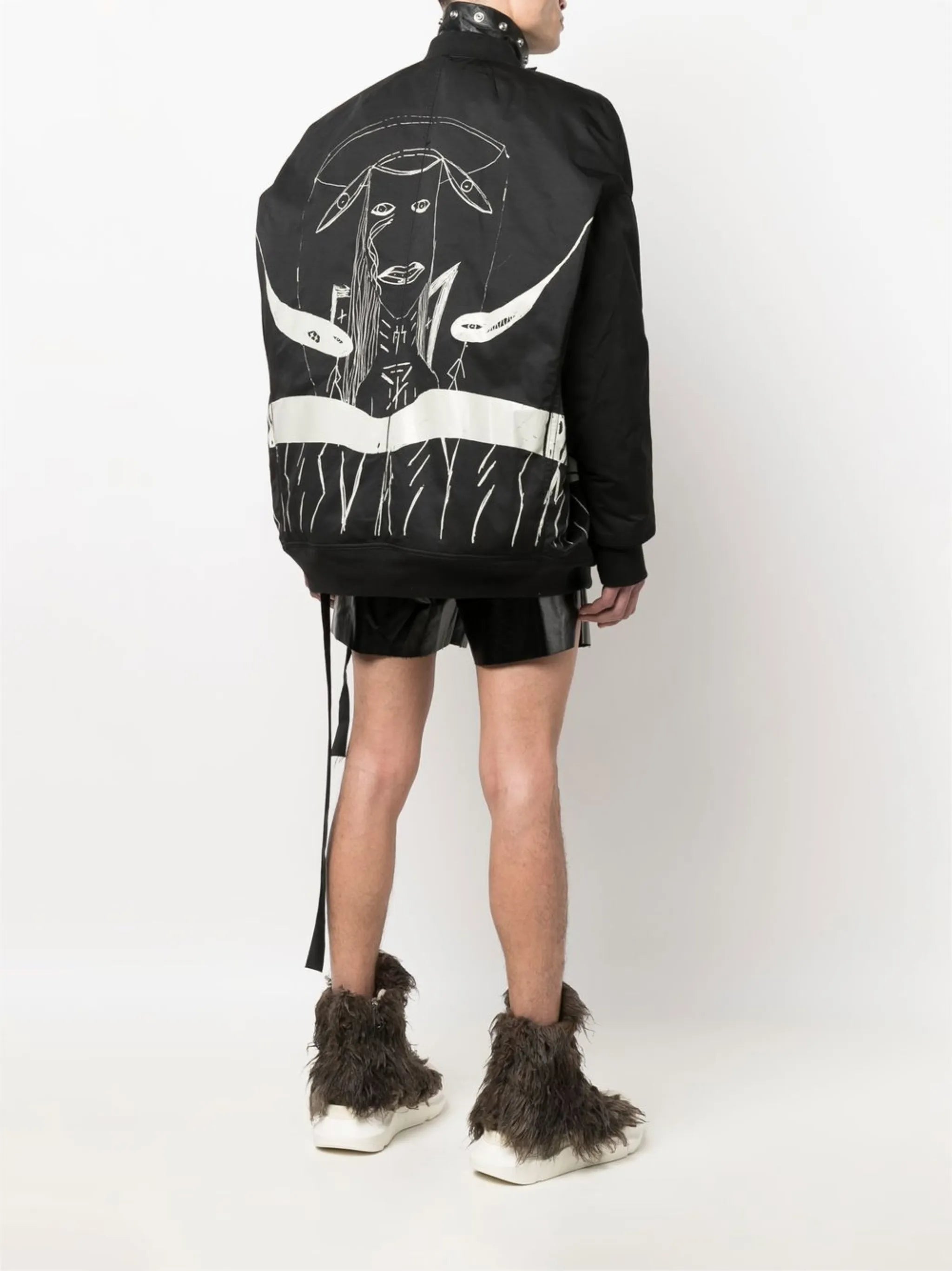Jumbo Flight graphic-print bomber jacket