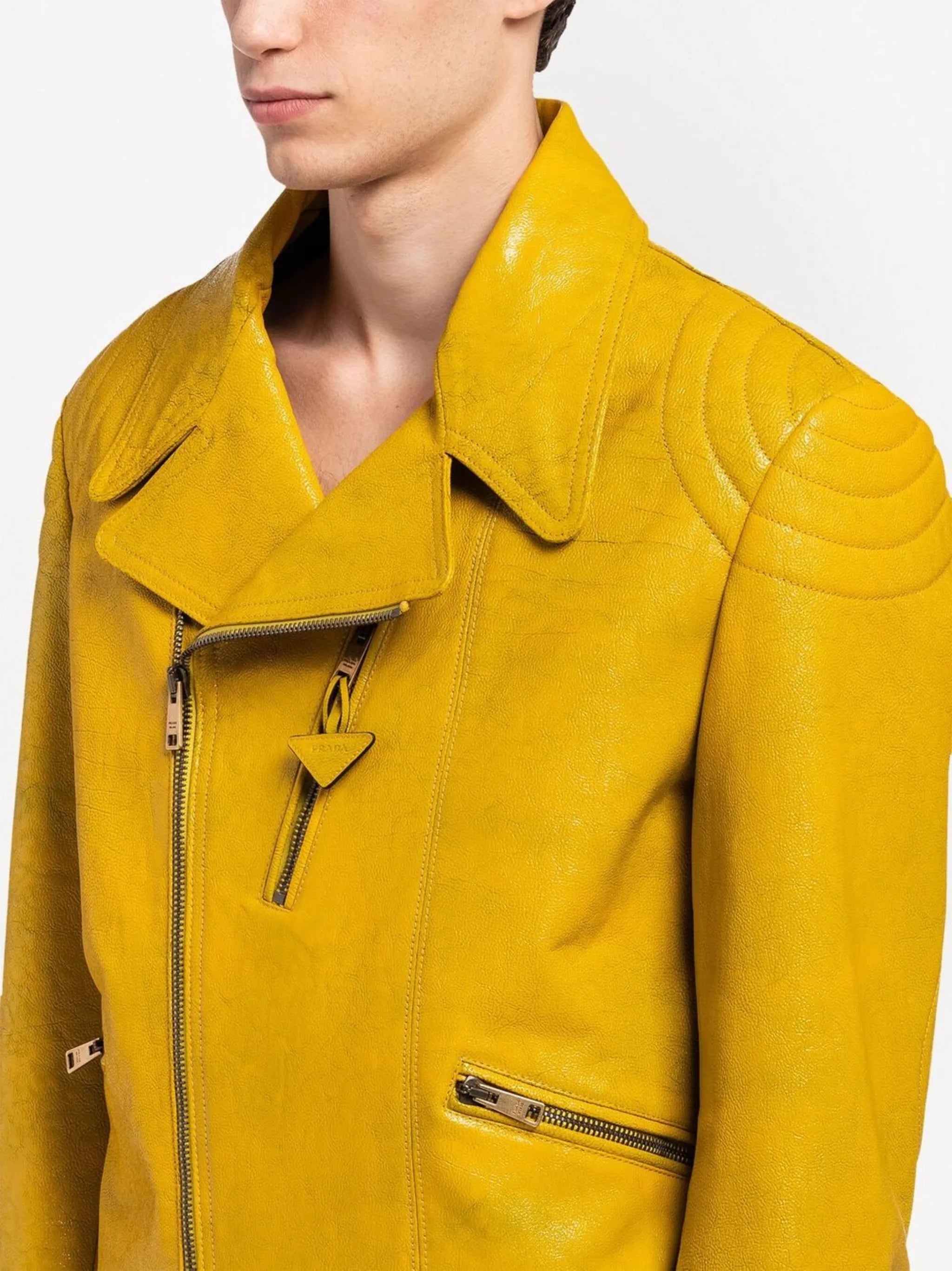 leather biker jacket