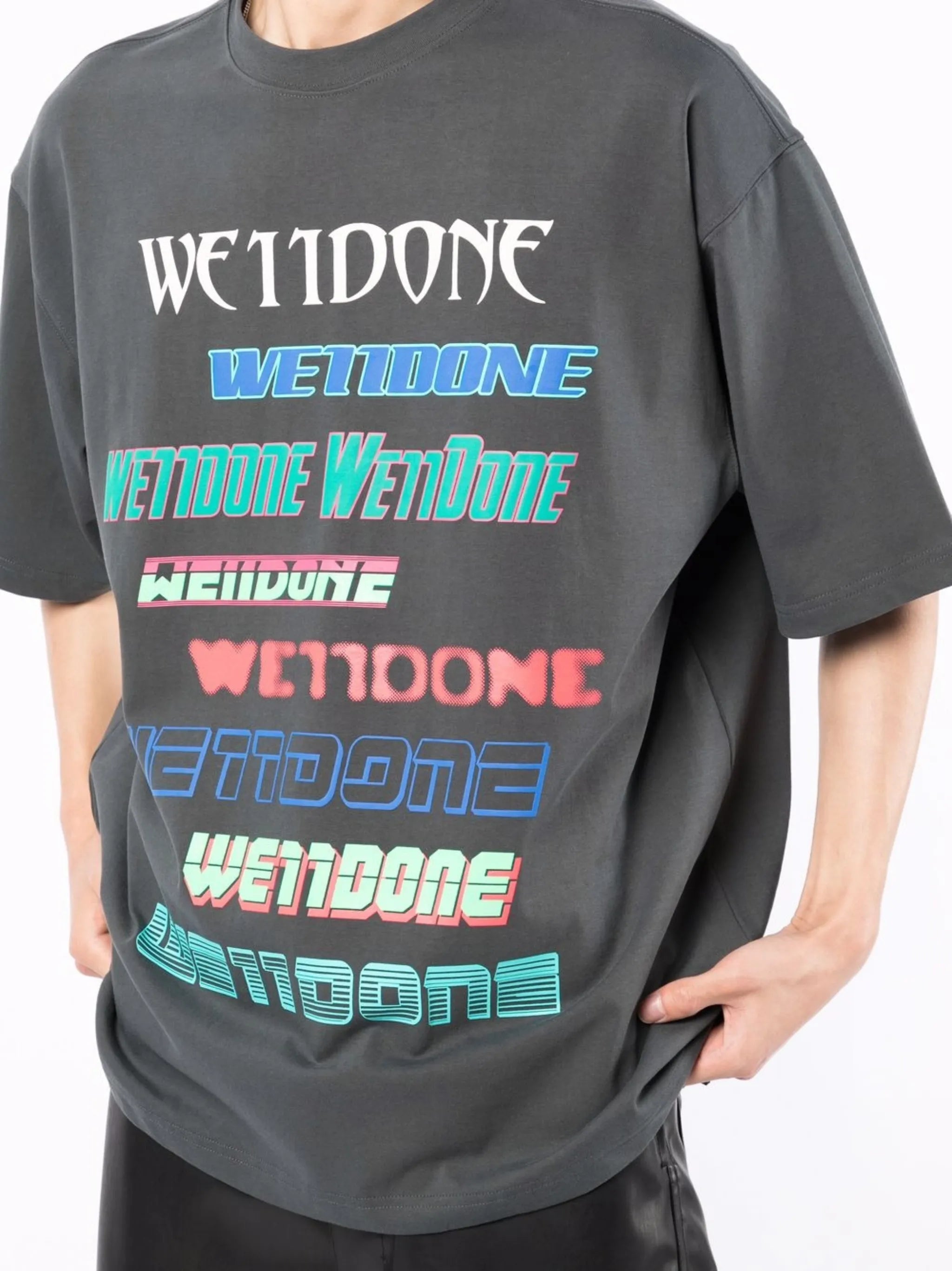 oversize logo-print T-shirt
