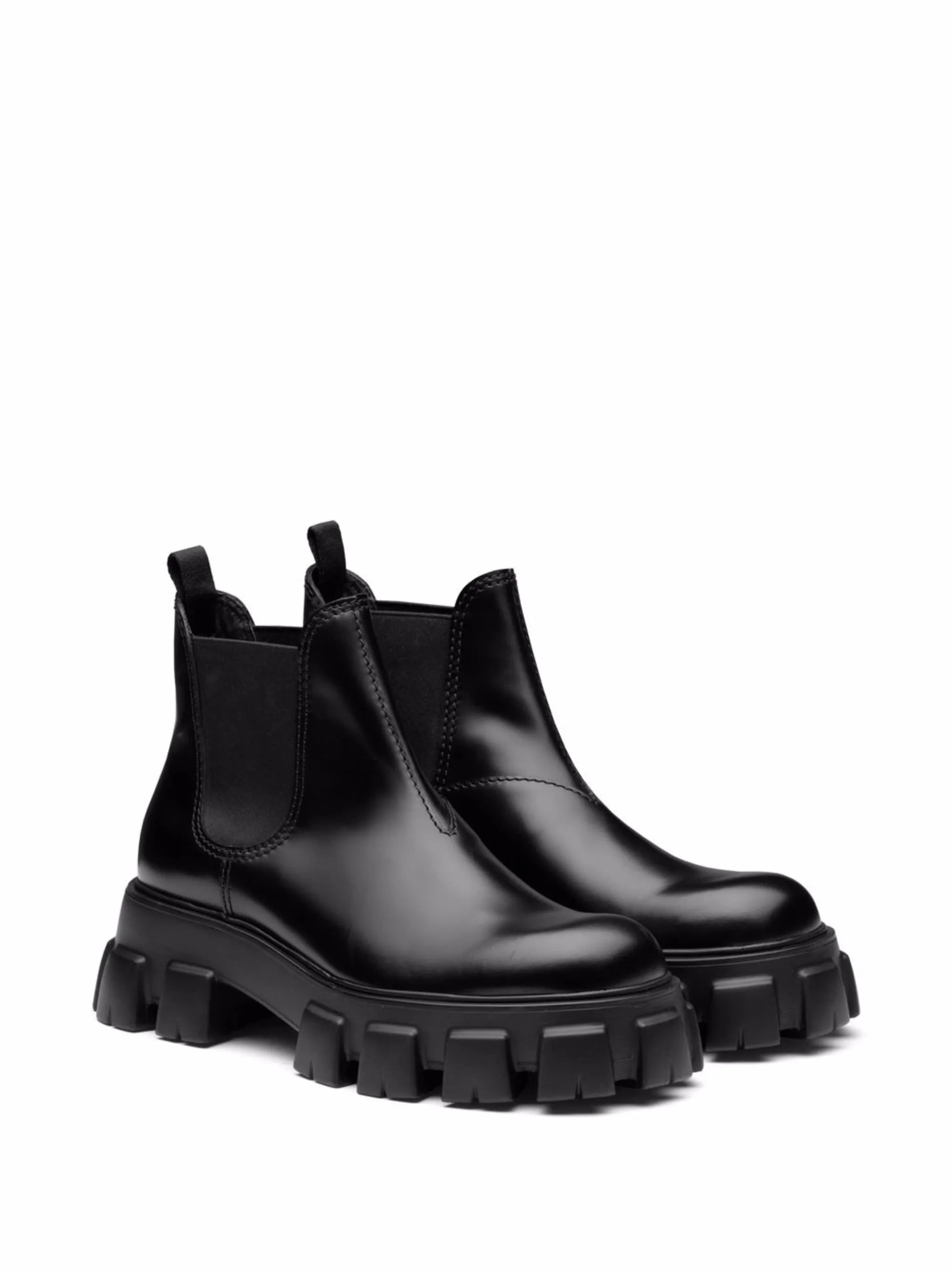Moonlith brushed leather Chelsea boots