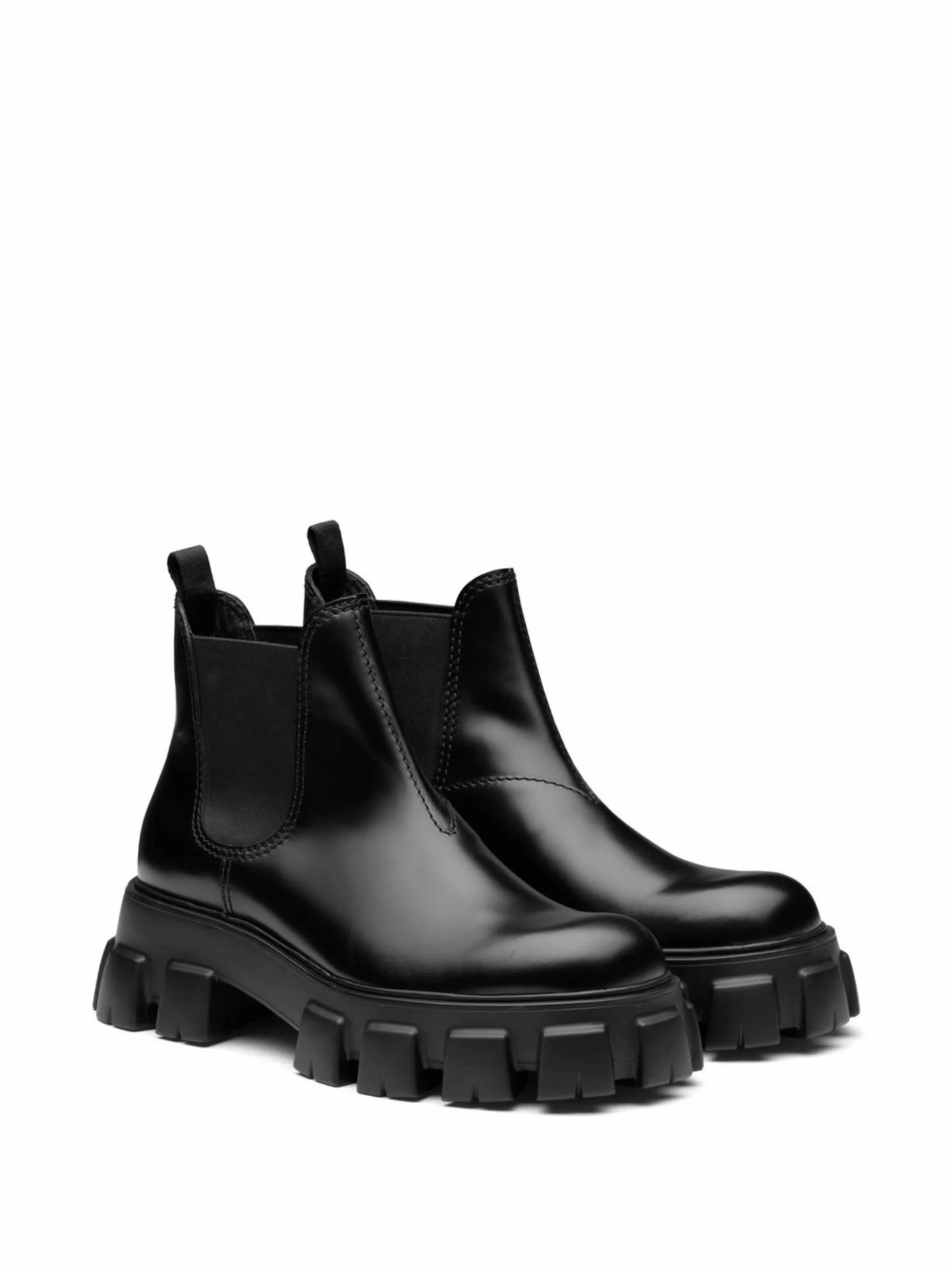 Moonlith brushed leather Chelsea boots