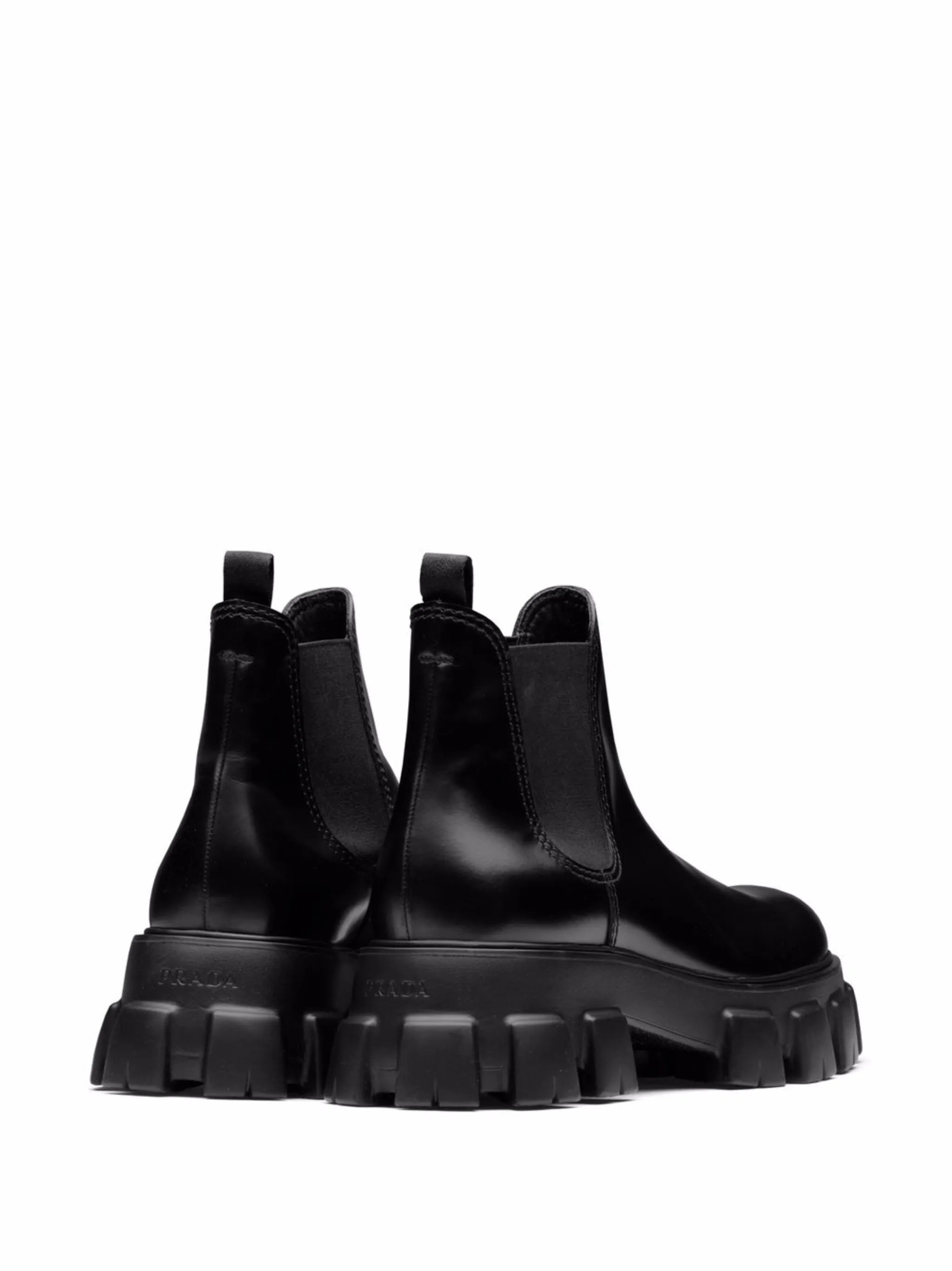 Moonlith brushed leather Chelsea boots