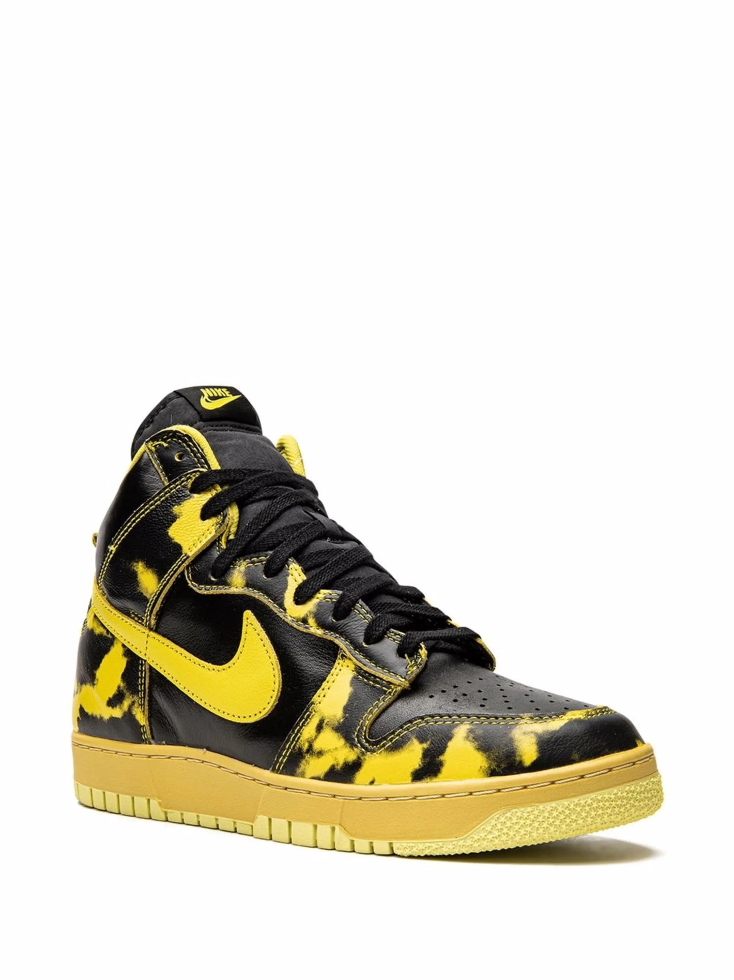 Dunk High 1985 "Yellow Acid Wash" sneakers