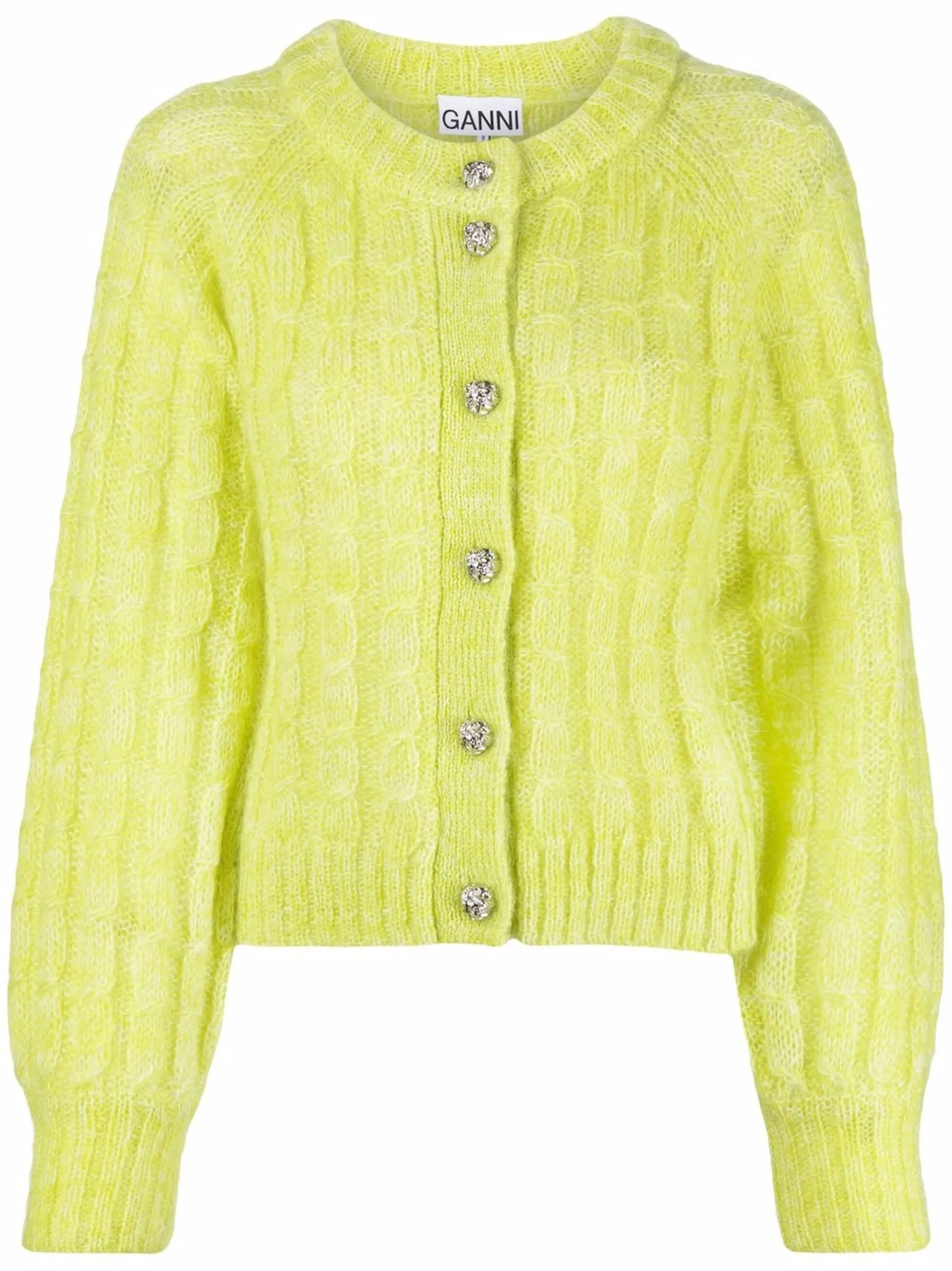mohair-blend cardigan