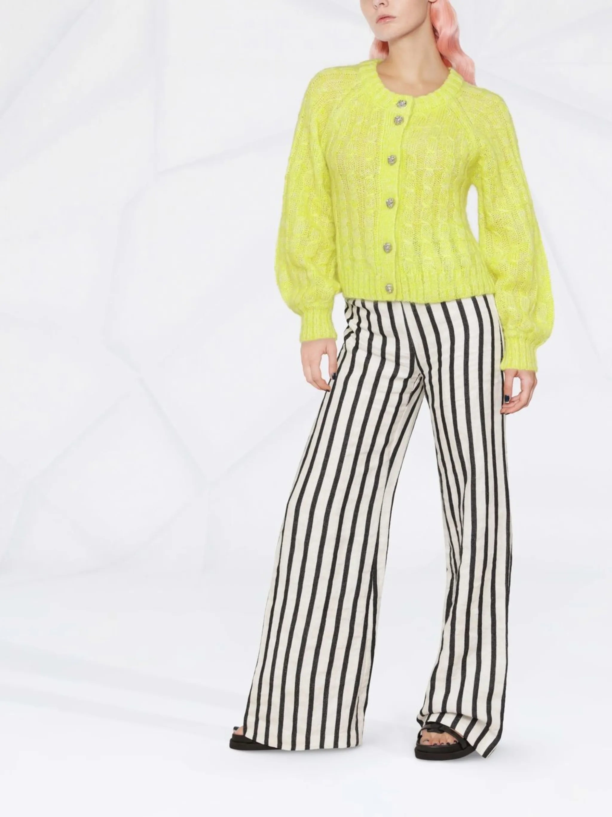 mohair-blend cardigan