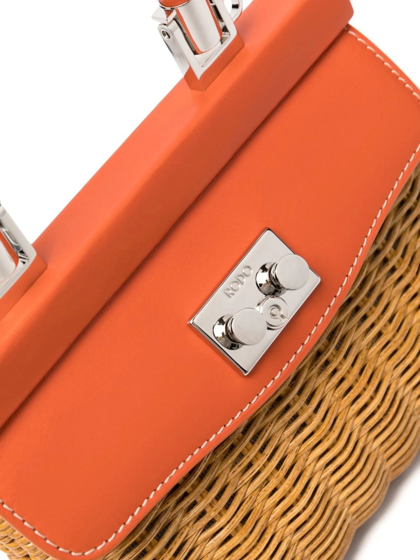interwoven-design tote bag