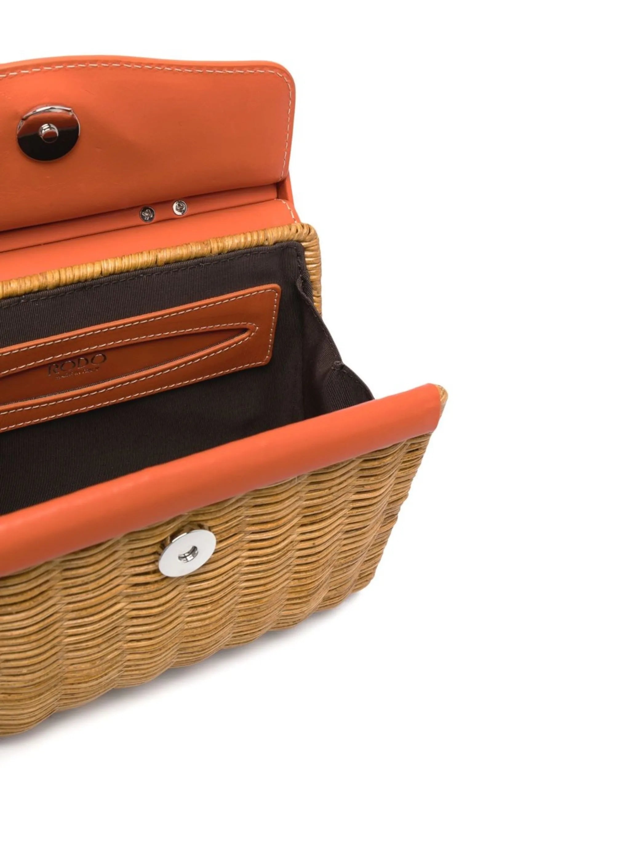 interwoven-design tote bag