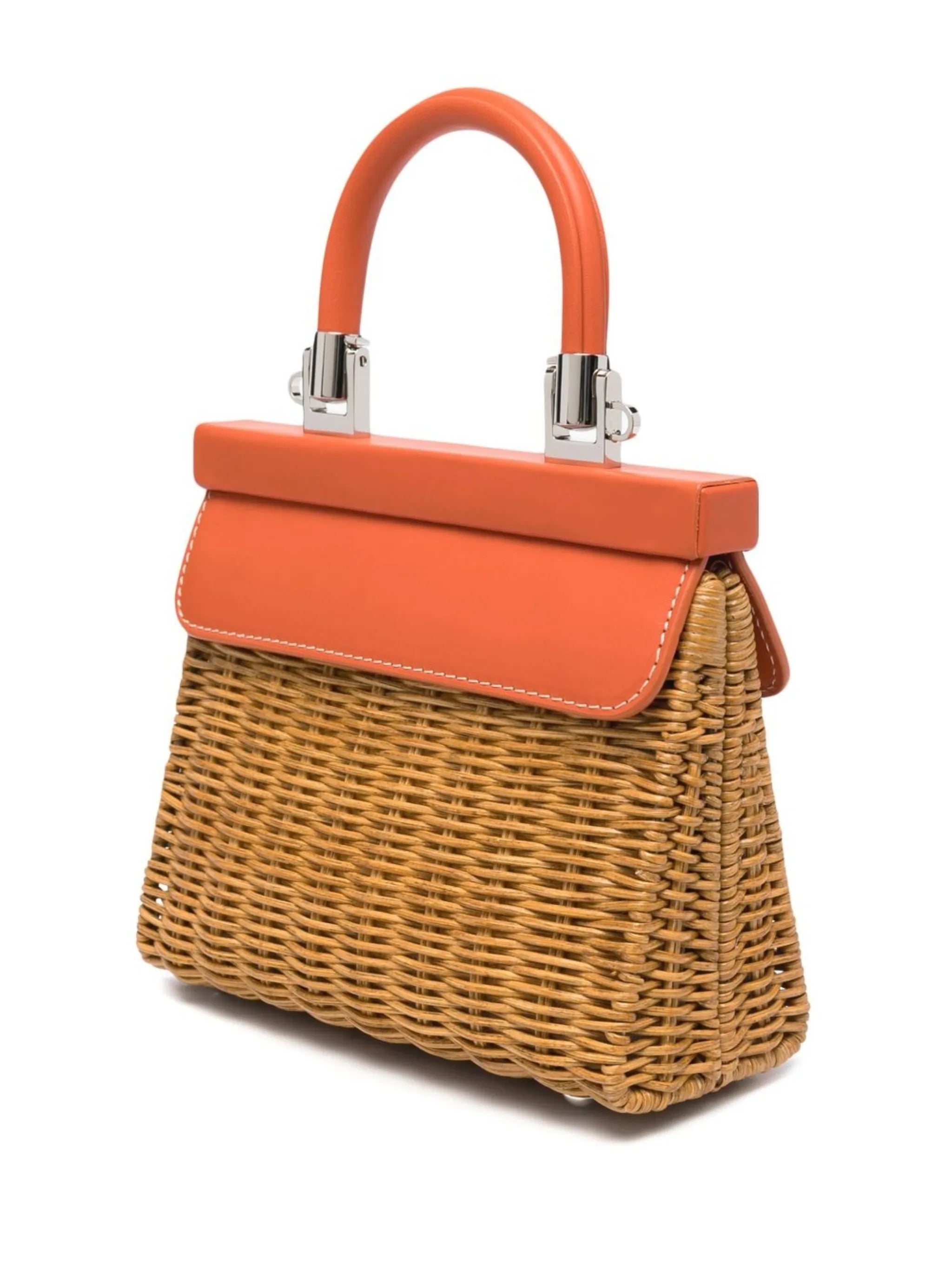 interwoven-design tote bag