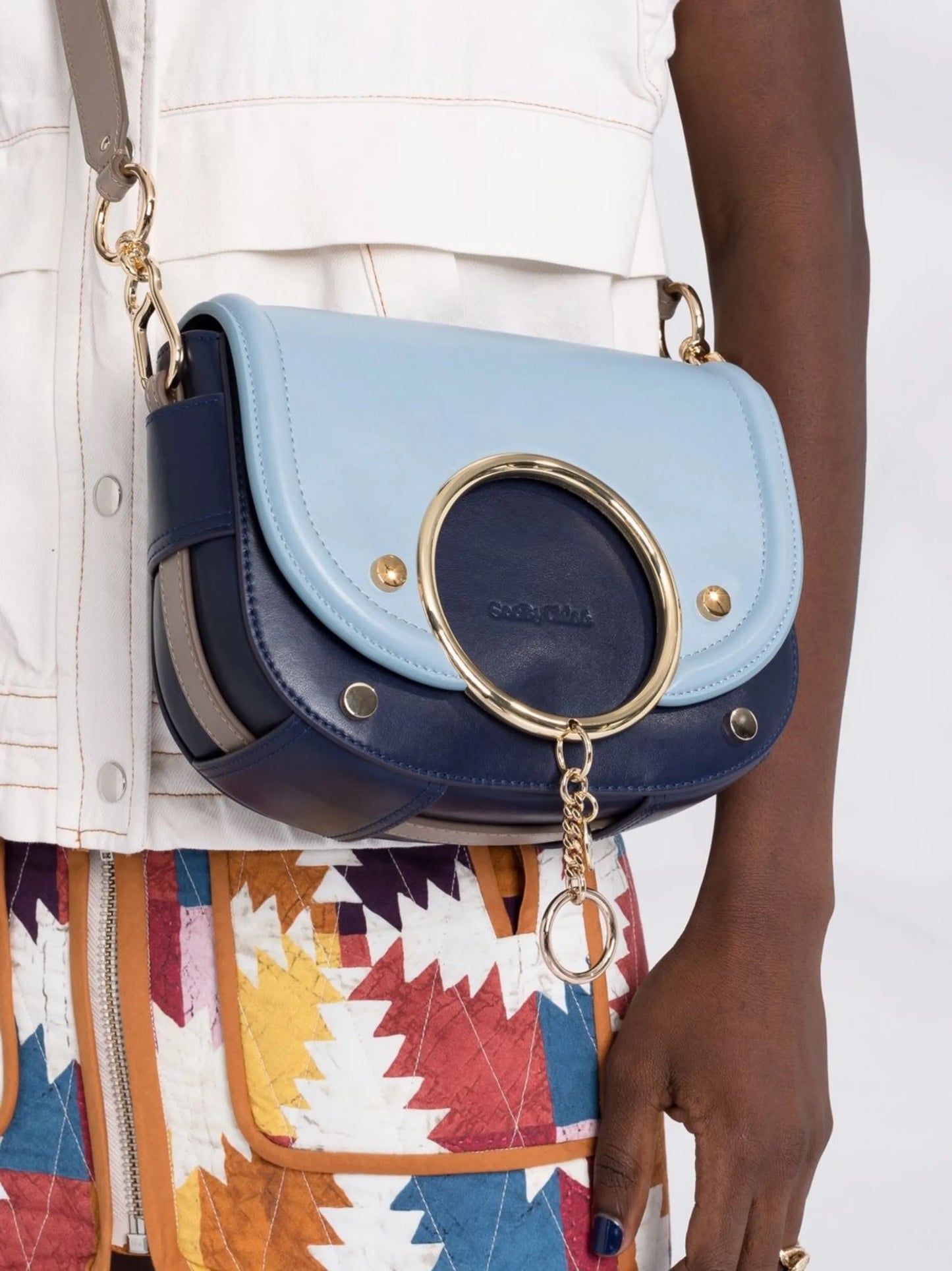 Mara leather shoulder bag
