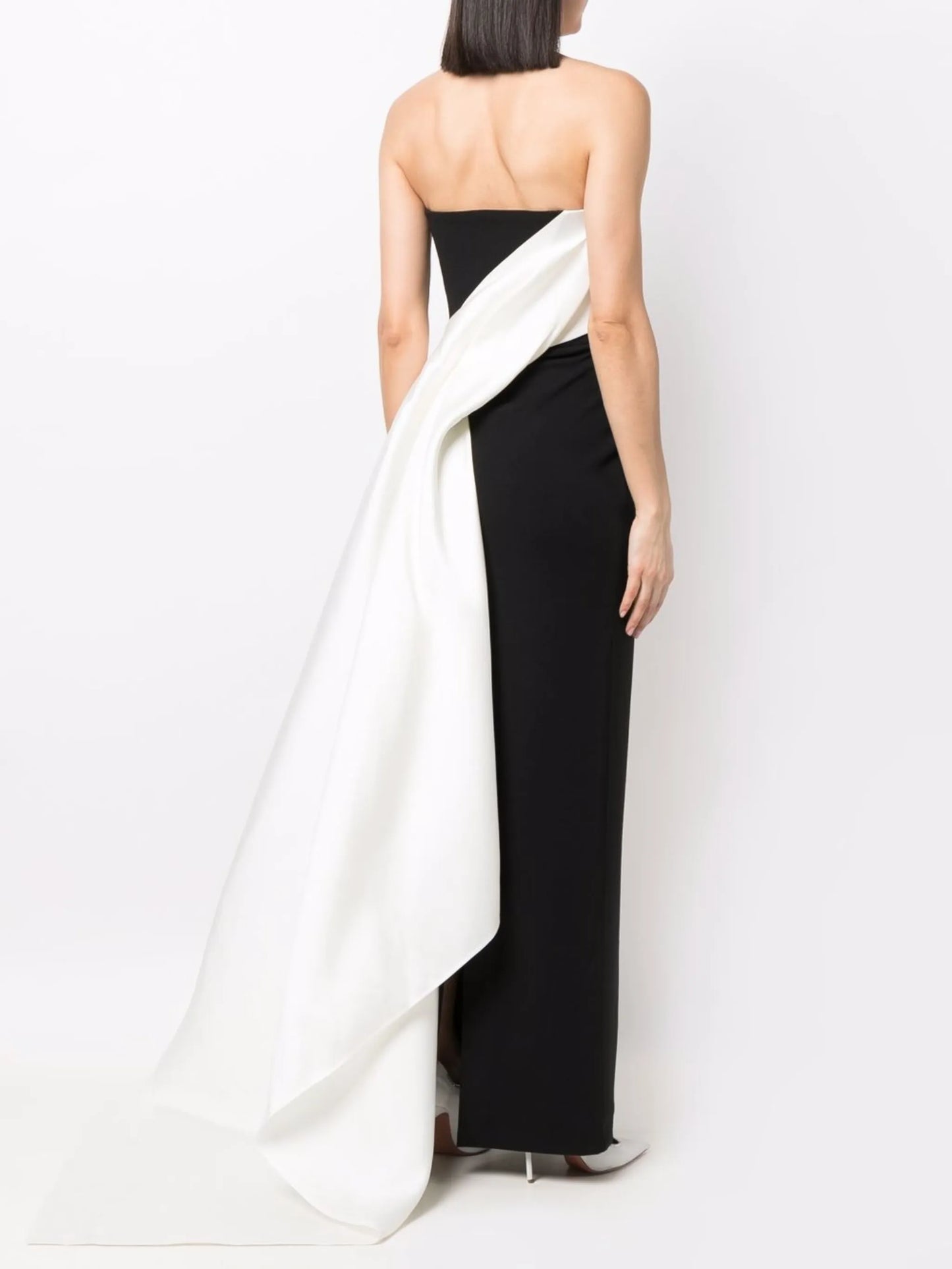 Kinsley strapless two-tone gown