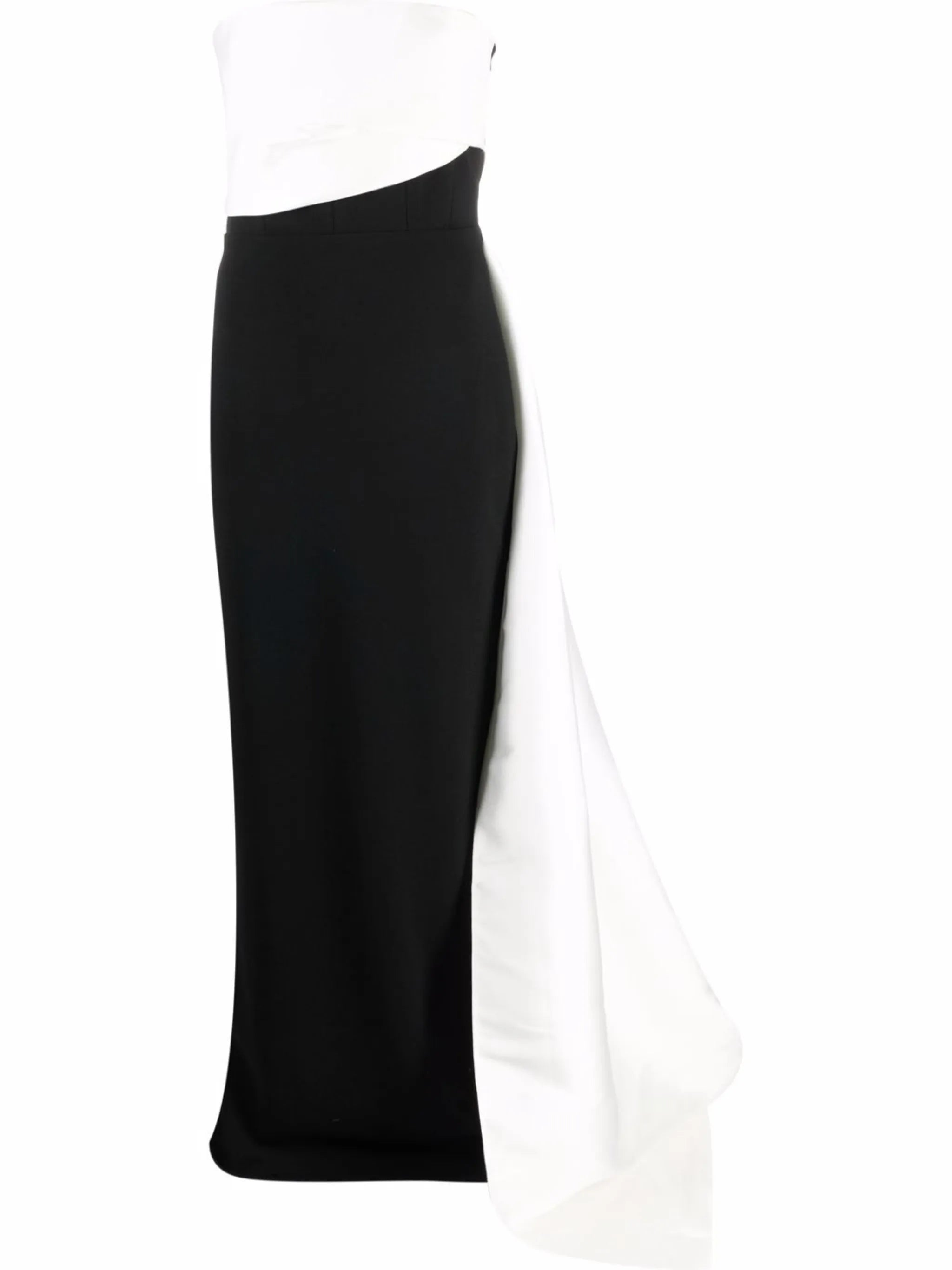 Kinsley strapless two-tone gown