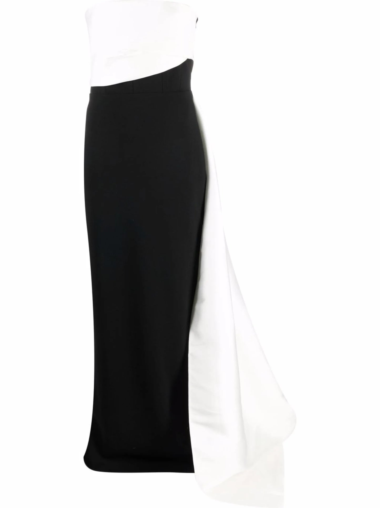 Kinsley strapless two-tone gown