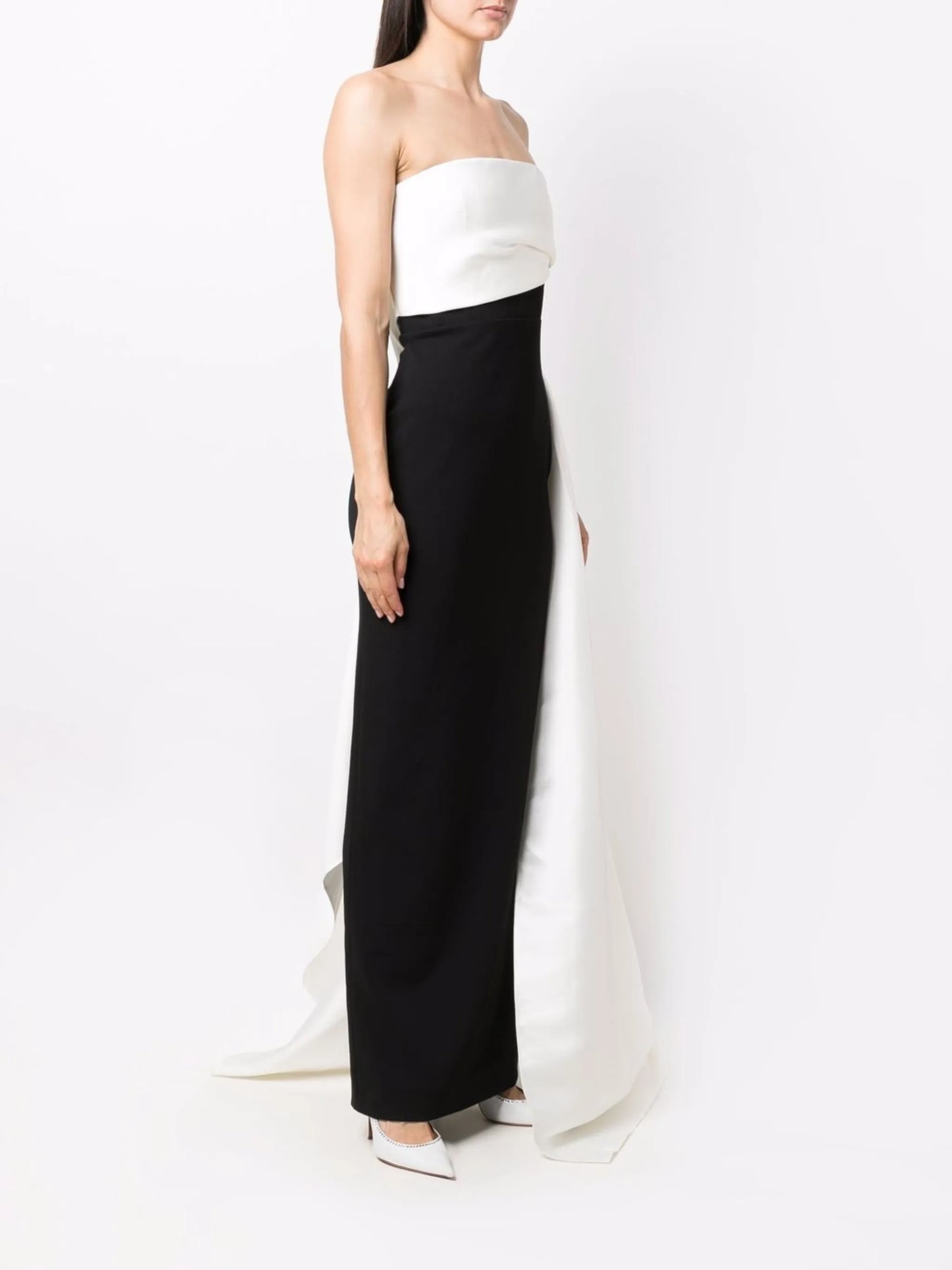 Kinsley strapless two-tone gown