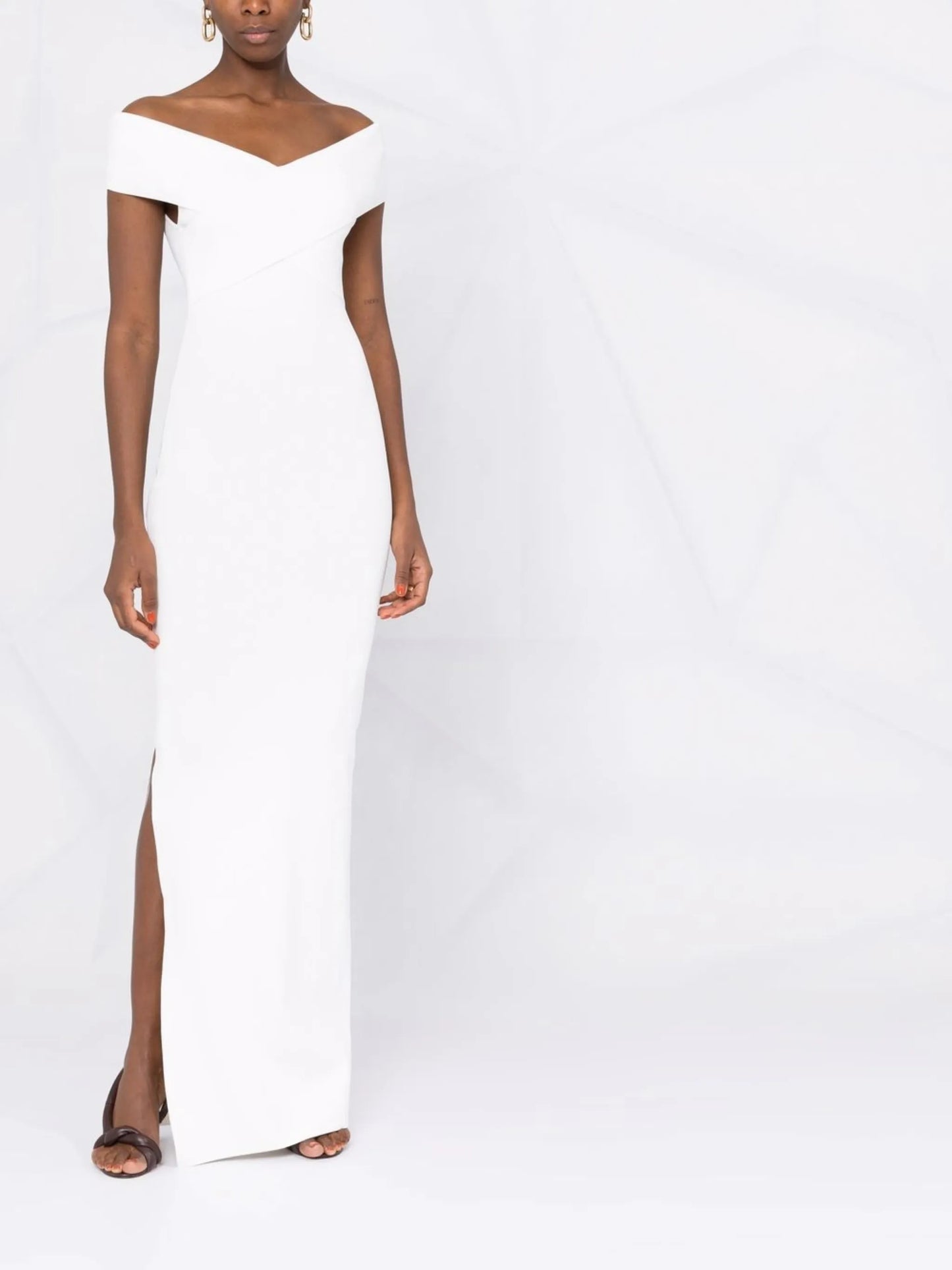Adina off-shoulder maxi dress
