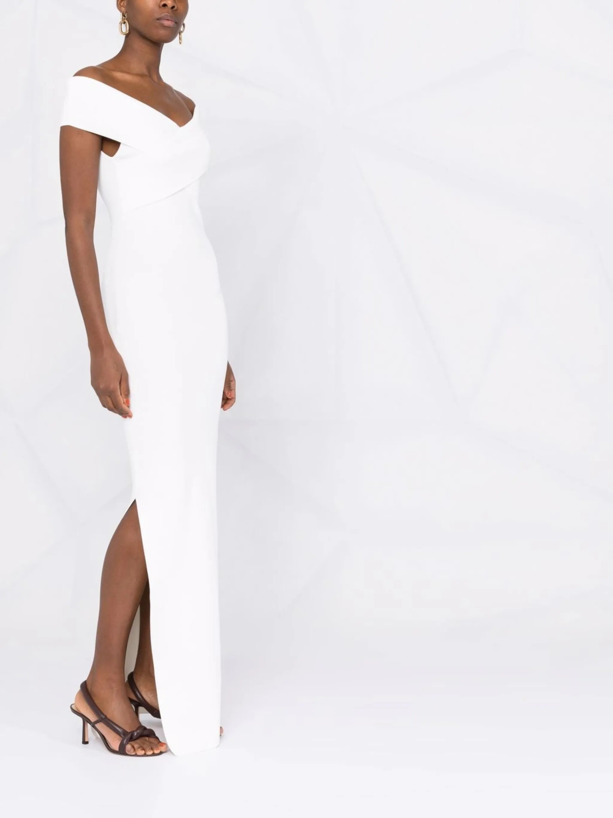 Adina off-shoulder maxi dress