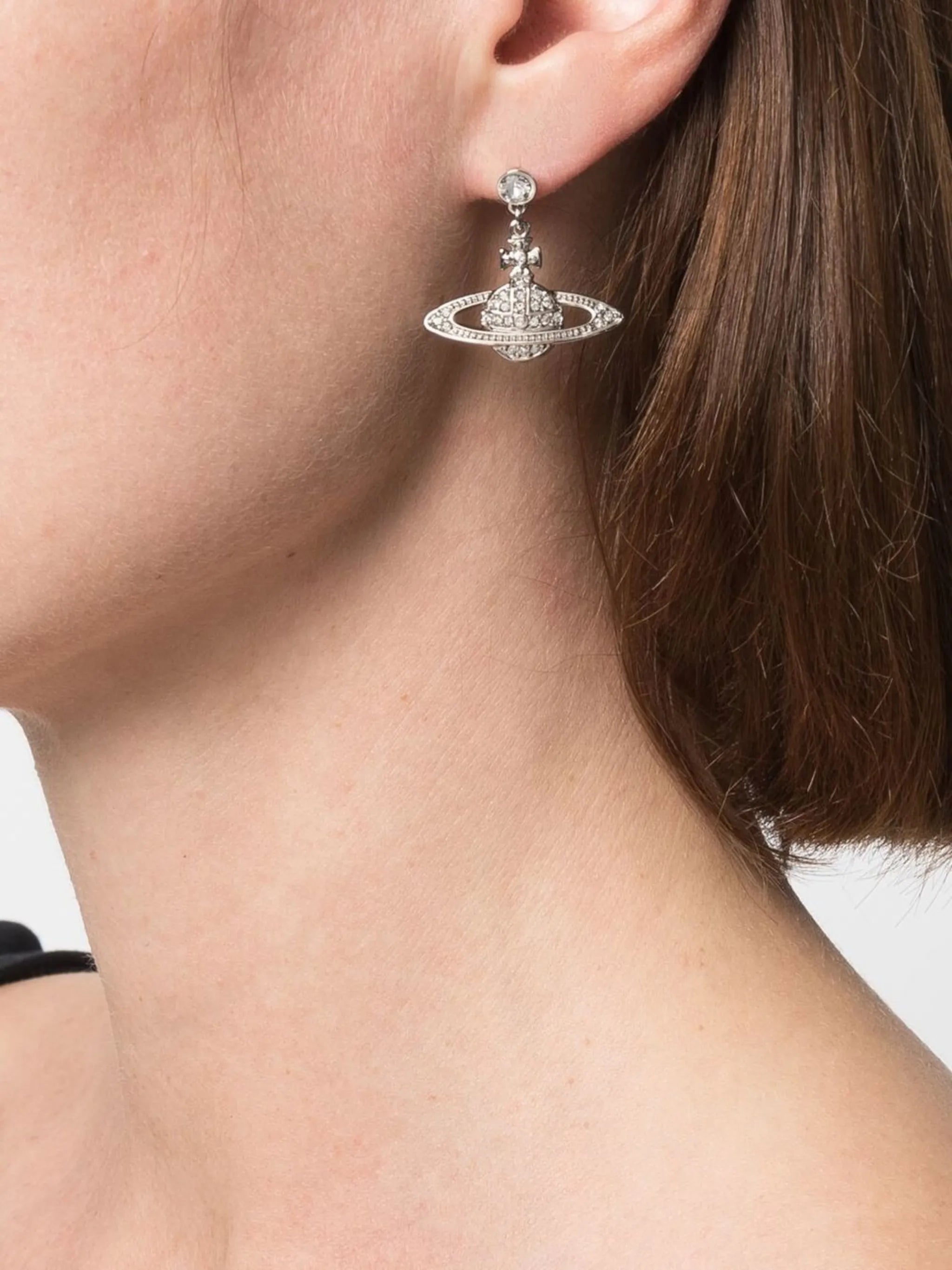 Mini Bas Relief drop earrings