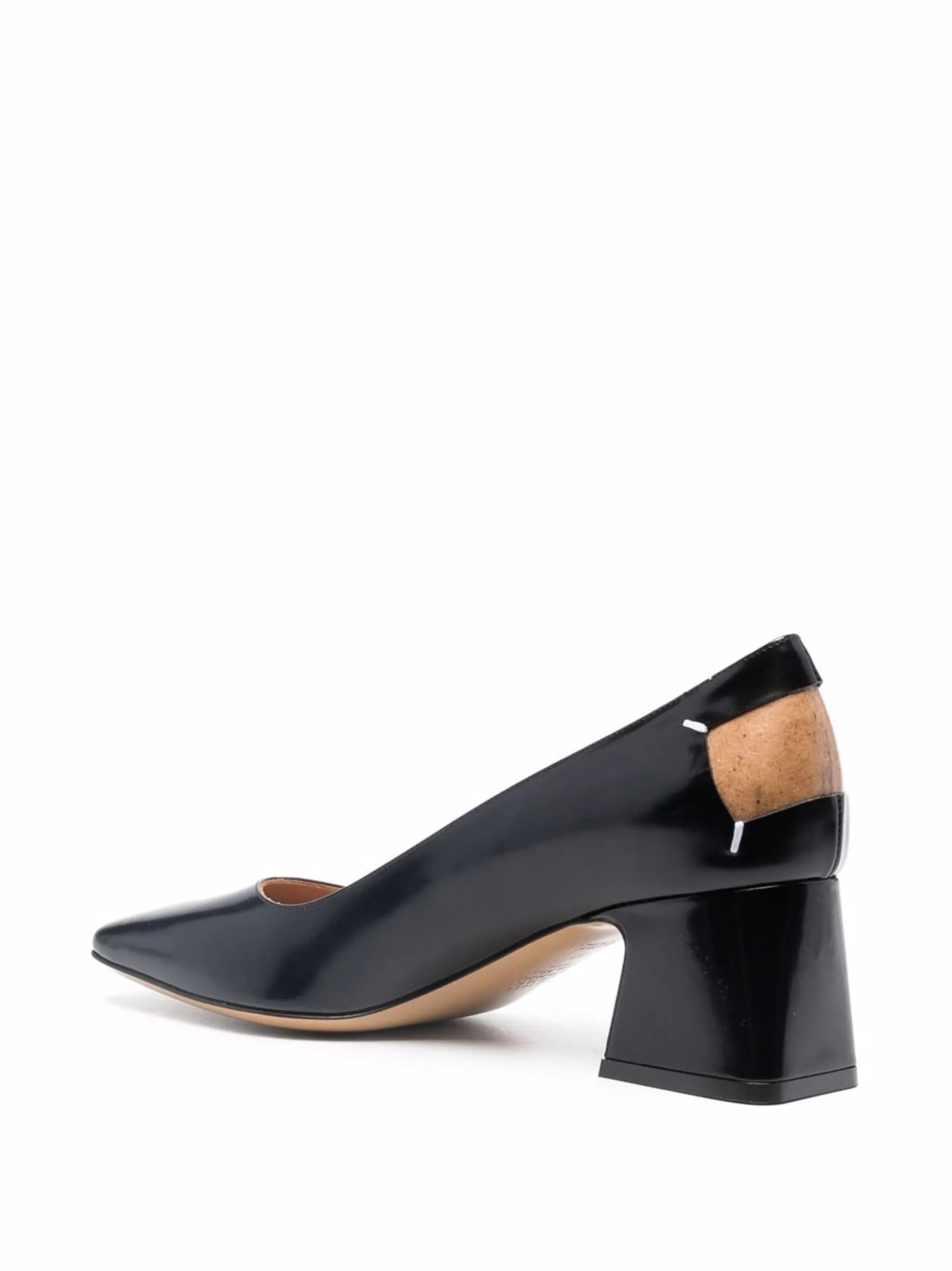 Décortiqué 60mm four-stitch pumps