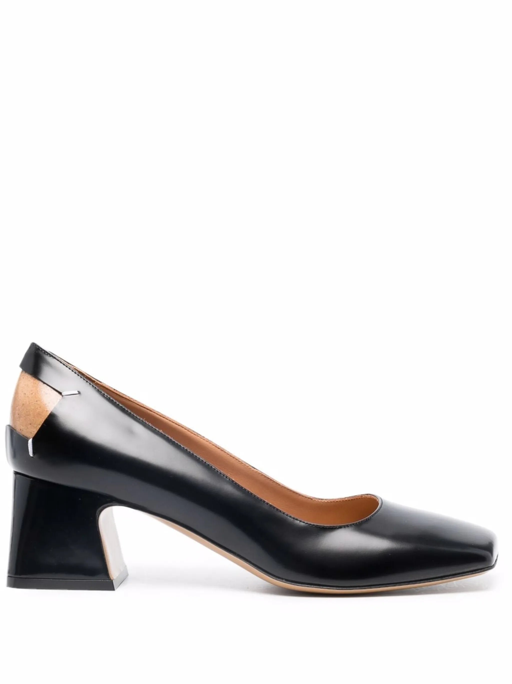 Décortiqué 60mm four-stitch pumps