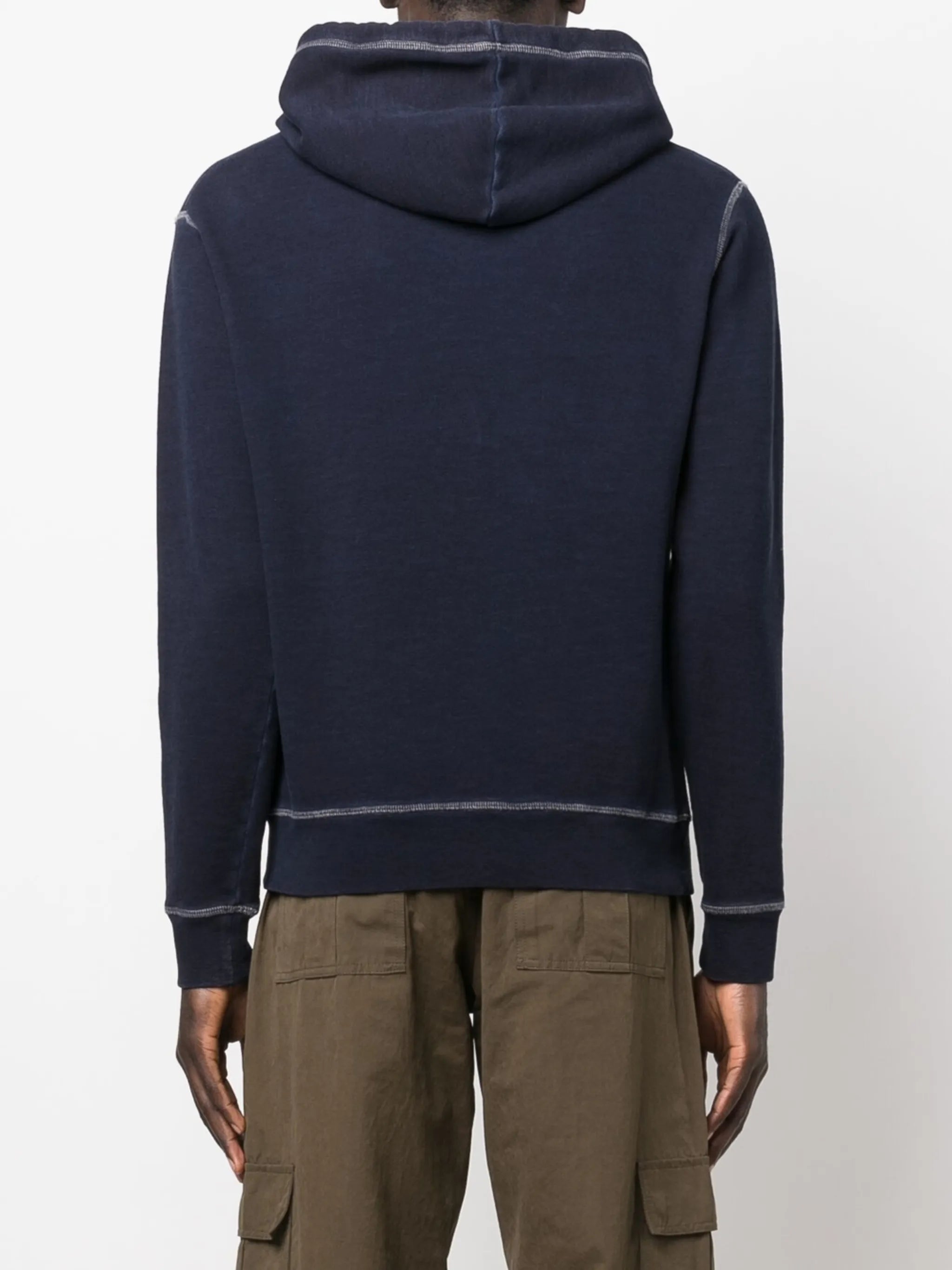 logo-print pullover hoodie