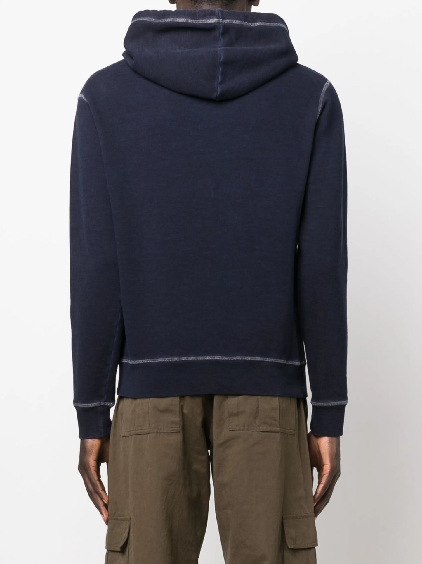 logo-print pullover hoodie