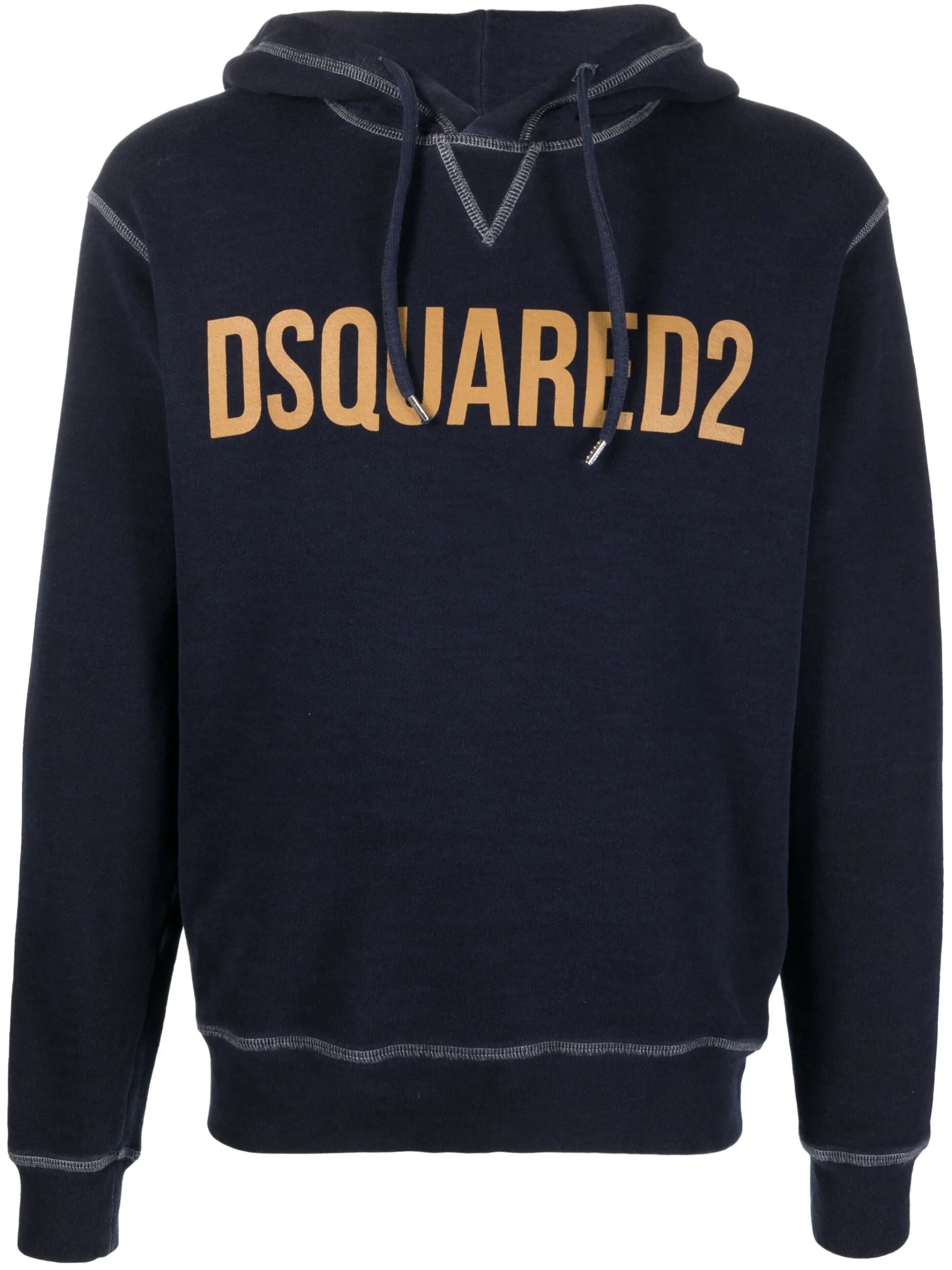 logo-print pullover hoodie