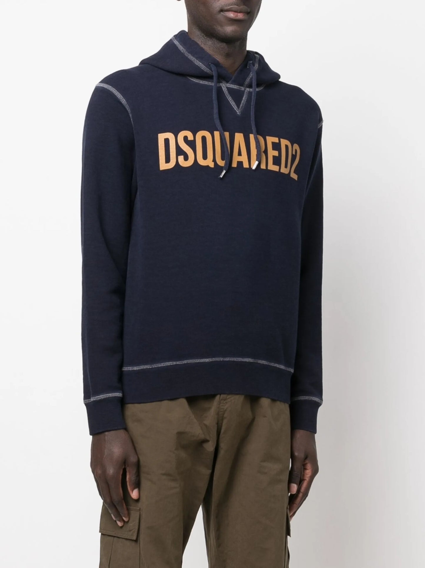 logo-print pullover hoodie