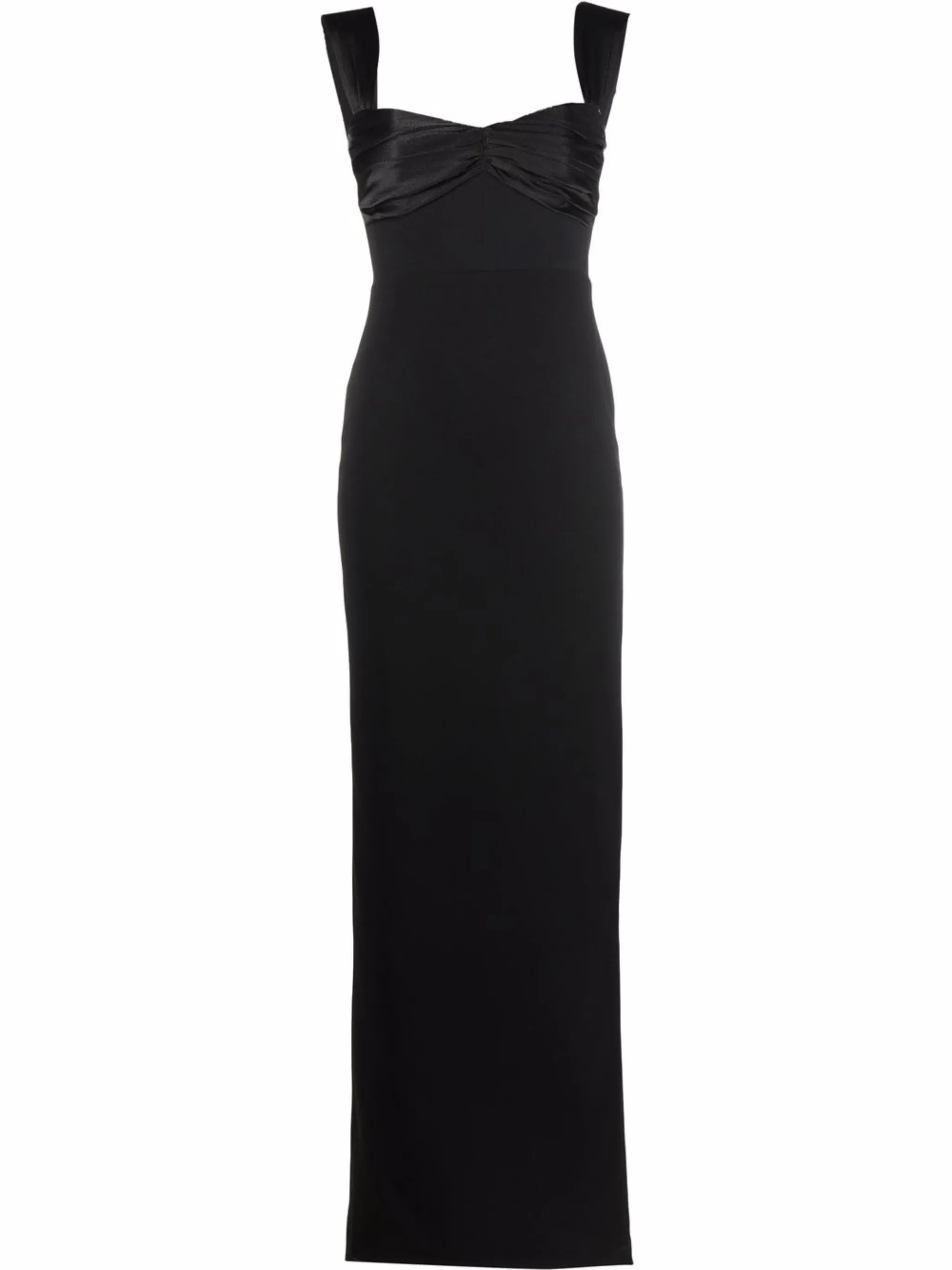 Calluna satin-trim column dress